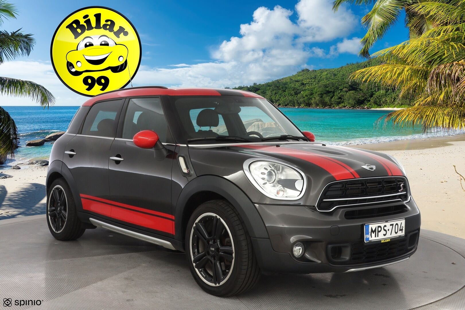 Mini Countryman 2015 Cooper S ALL4 A Sport Lane * Vakkari / Tutkat / Kattoluukku / Nahat / Lämpölasi * - Kahdet renkaat / Viimeisin huolto 9 / 25 / Ketju vaihdettu ennakoivasti / Puhdas Carvertical / NELIVETO