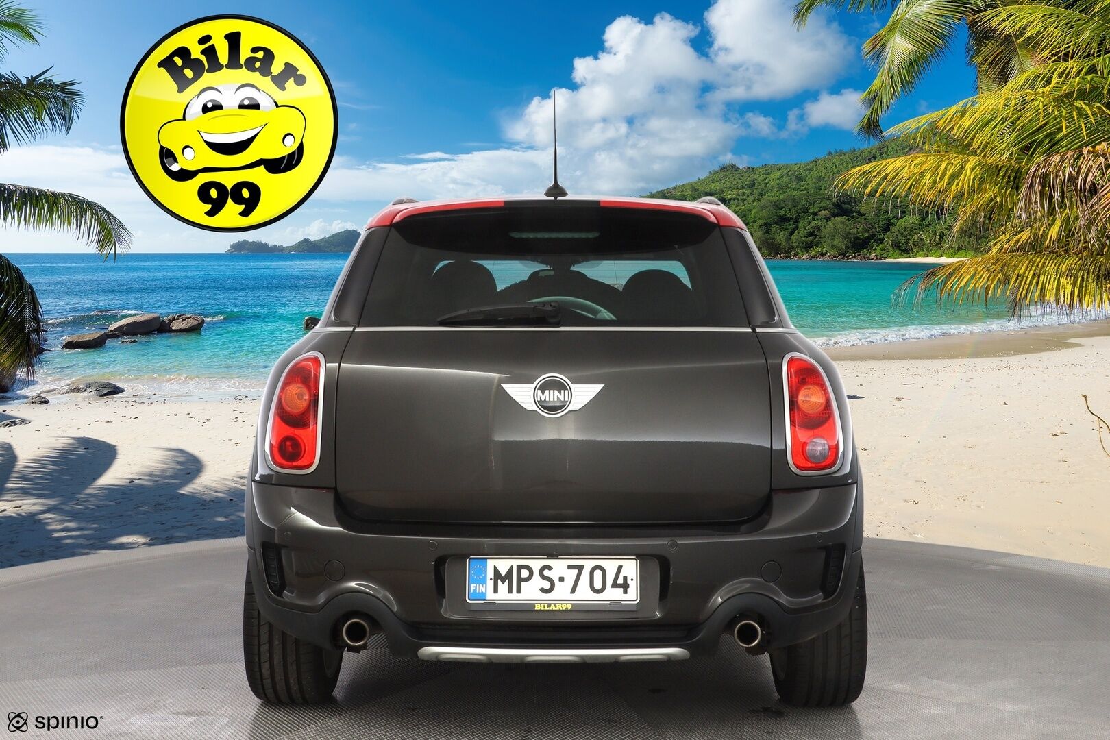 Mini Countryman 2015 Cooper S ALL4 A Sport Lane * Vakkari / Tutkat / Kattoluukku / Nahat / Lämpölasi * - Kahdet renkaat alumiinivanteilla / Viimeisin huolto 9.25 / Ketju vaihdettu / Puhdas Carvertical / NELIVETO