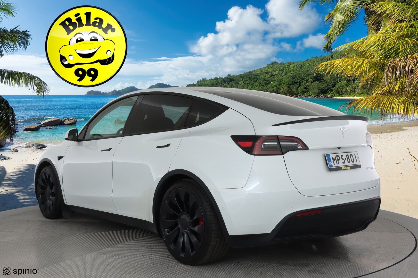 Tesla Model Y 2022 Performance **Lasikatto / Lämpöpumppu / Koukku / Adapt.Vakkari / Matrix-LED / P.Kamera / Muistipenkki / Premium Audio** - 3,99 % KORKOTARJOUS TÄHÄN AUTOON 31.8. ASTI! - Kahdet Renkaat