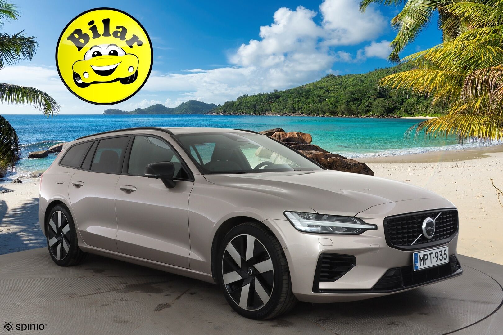 Volvo V60 2024 T6 AWD Long Range Ultimate Dark aut. - | ACC | Koukku | HUD | Panorama | Muistipenkit | H/K | Full-LED | 360-Kamera | Keyless | Apple&Android | 1.Om suomi-auto | Kahdet Renkaat | Merkkihuollettu |