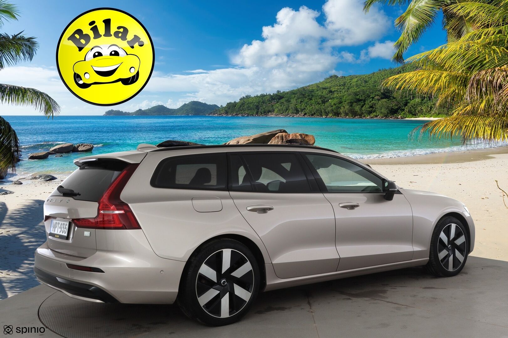 Volvo V60 2024 T6 AWD Long Range Ultimate Dark aut. - | ACC | Koukku | HUD | Panorama | Muistipenkit | H/K | Full-LED | 360-Kamera | Keyless | Apple&Android | 1.Om suomi-auto | Kahdet Renkaat | Merkkihuollettu |