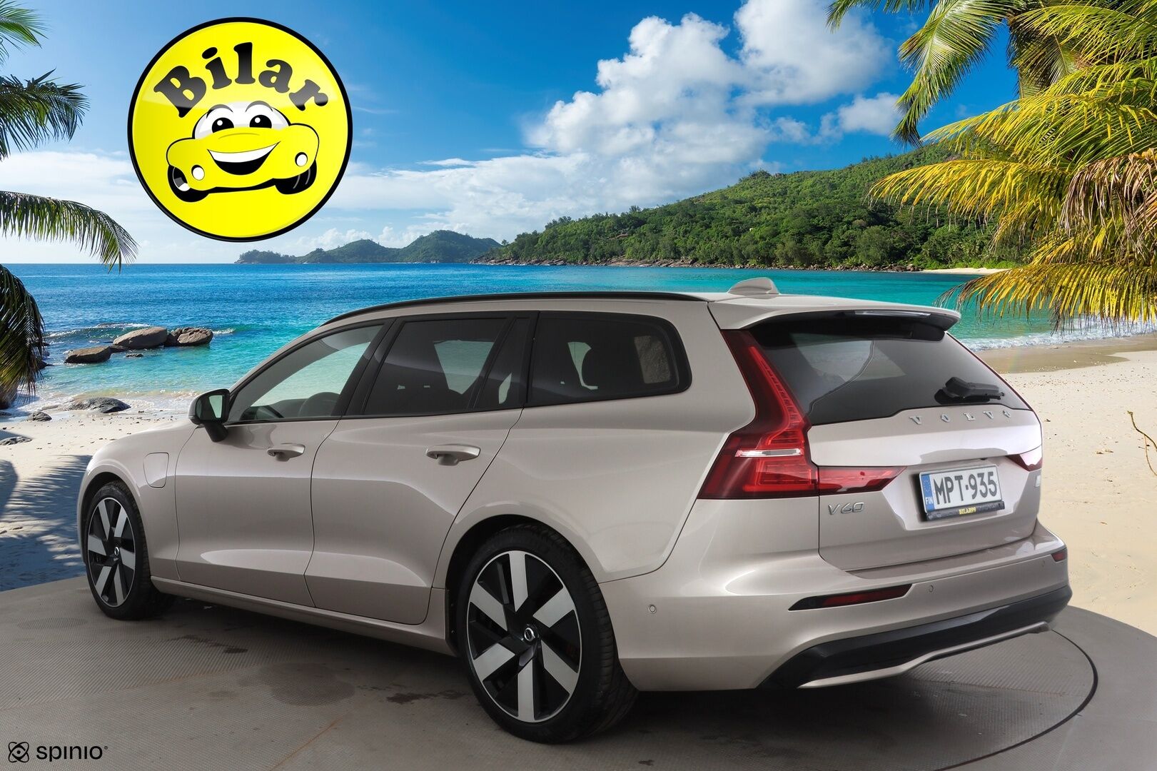 Volvo V60 2024 T6 AWD Long Range Ultimate Dark aut. - | ACC | Koukku | HUD | Panorama | Muistipenkit | H/K | Full-LED | 360-Kamera | Keyless | Apple&Android | 1.Om suomi-auto | Kahdet Renkaat | Merkkihuollettu |