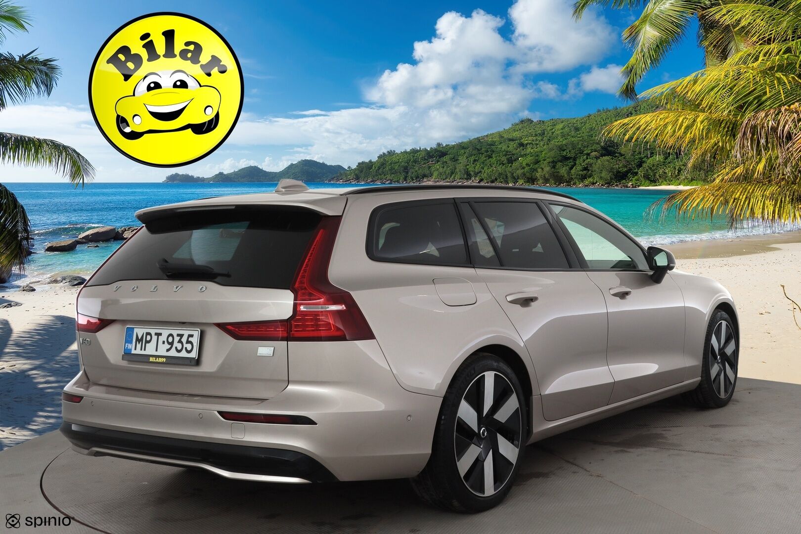 Volvo V60 2024 T6 AWD Long Range Ultimate Dark aut. - | ACC | Koukku | HUD | Panorama | Muistipenkit | H/K | Full-LED | 360-Kamera | Keyless | Apple&Android | 1.Om suomi-auto | Kahdet Renkaat | Merkkihuollettu |