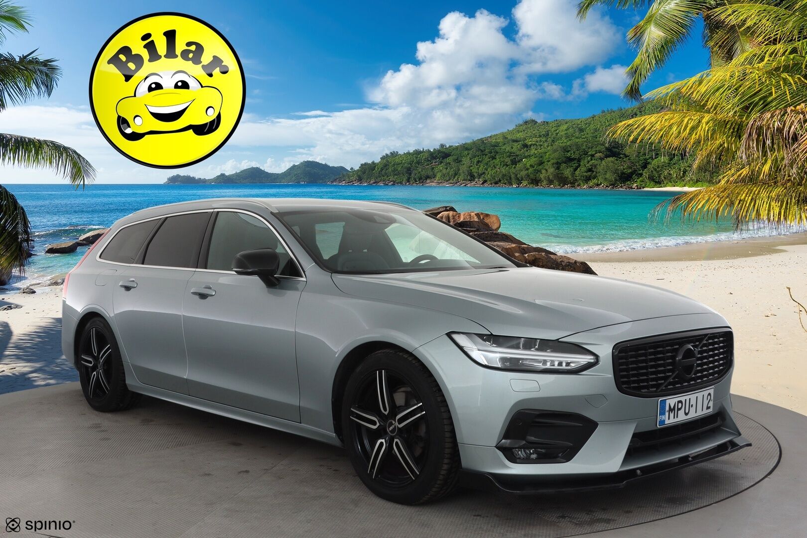 Volvo V90 2019 D3 R-Design aut - Webasto | HUD | ACC | Full-LED | Sportpenkit | Kamera | Kaistavahti | Navi | Keyless  | R-Design sisä- ja ulkopaketti | Kahdet renkaat alumiinivanteilla | Merkkihuollettu 