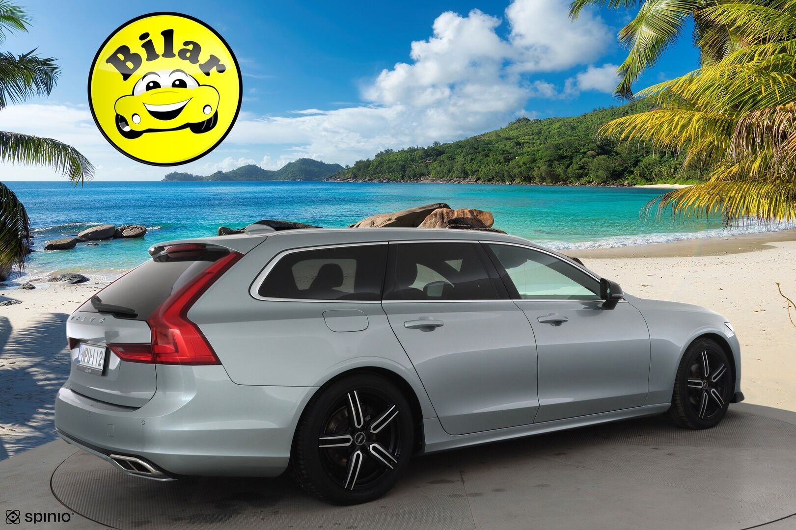Volvo V90 2019 D3 R-Design aut - Webasto | HUD | ACC | Full-LED | Sportpenkit | Kamera | Kaistavahti | Navi | Keyless  | R-Design sisä- ja ulkopaketti | Kahdet renkaat alumiinivanteilla | Merkkihuollettu 