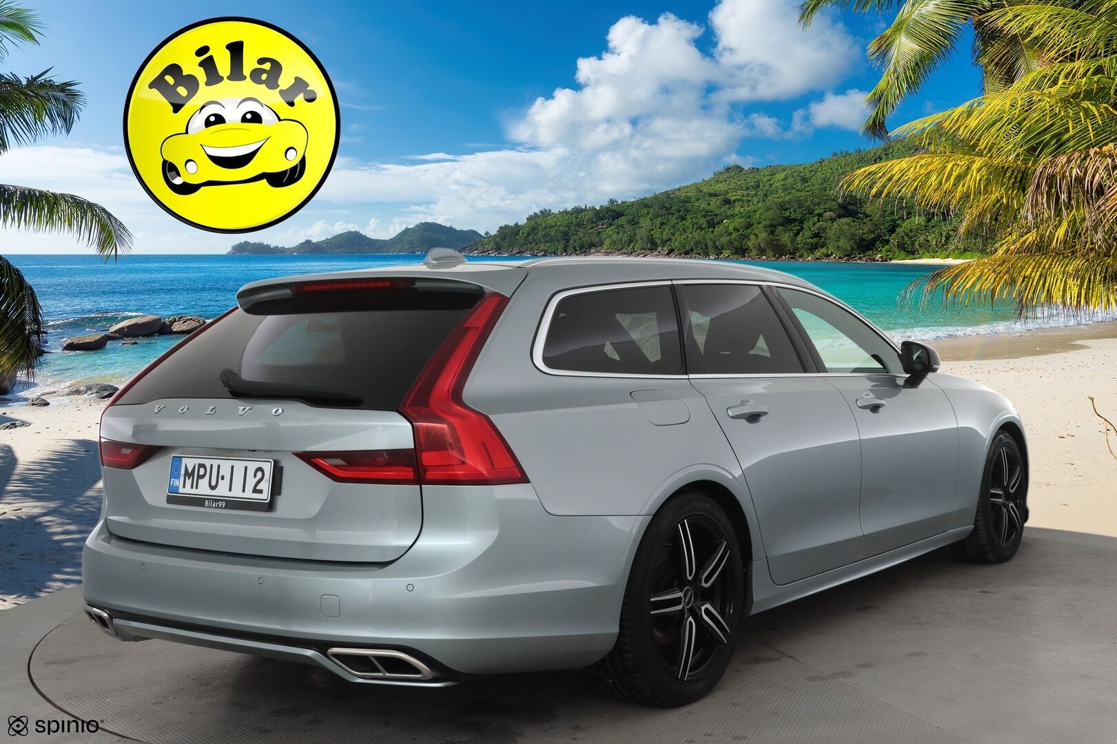 Volvo V90 2019 D3 R-Design aut - Webasto | HUD | ACC | Full-LED | Sportpenkit | Kamera | Kaistavahti | Navi | Keyless  | R-Design sisä- ja ulkopaketti | Kahdet renkaat alumiinivanteilla | Merkkihuollettu 