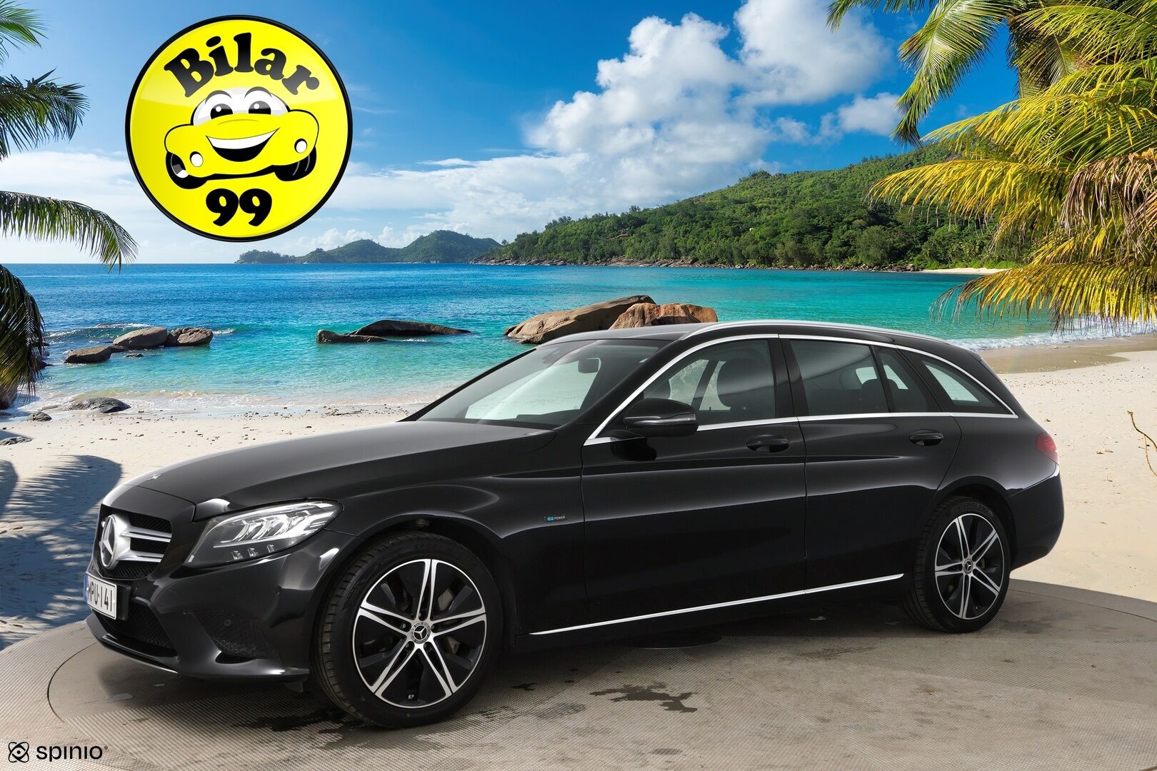 MERCEDES-BENZ C 2021 300e A Premium Business EQ Power * Vetokoukku / Peruutuskamera / Navi / Sähköluukku / LED High Performance / - Puolinahkasisusta / Sporttipenkit / Juuri tullut Tampereelle!