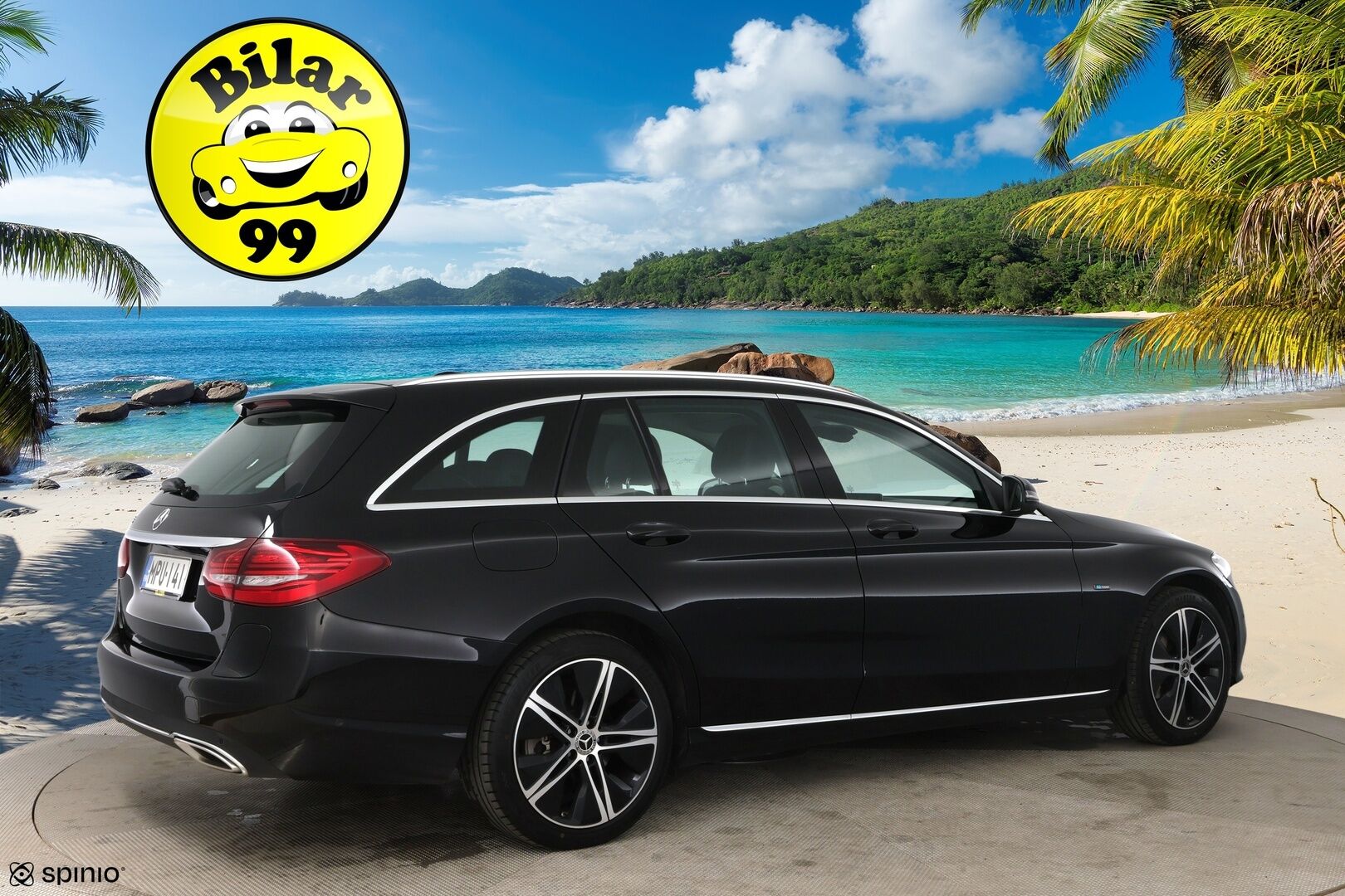 MERCEDES-BENZ C 2021 300e A Premium Business EQ Power * Vetokoukku / Peruutuskamera / Navi / Sähköluukku / LED High Performance / - Puolinahkasisusta / Sporttipenkit / Juuri tullut Tampereelle!