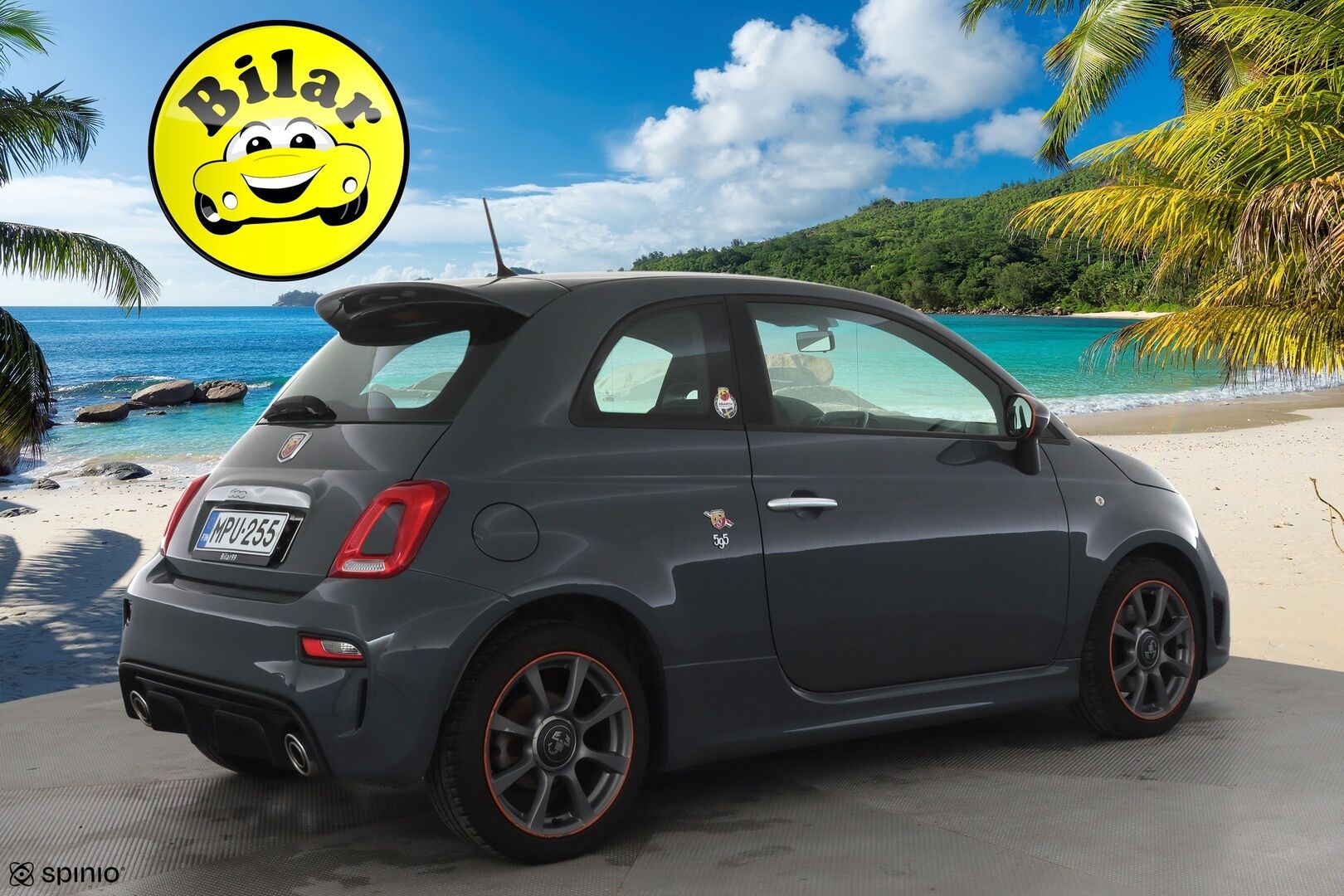 FIAT-ABARTH 500 2018 595 - Facelift | Digimittaristo | Bluetooth audio & Handsfree | Ahtopainemittari | Ilmastointi | 2x renkaat aluin | Huoltokirja | Näyttävä!
