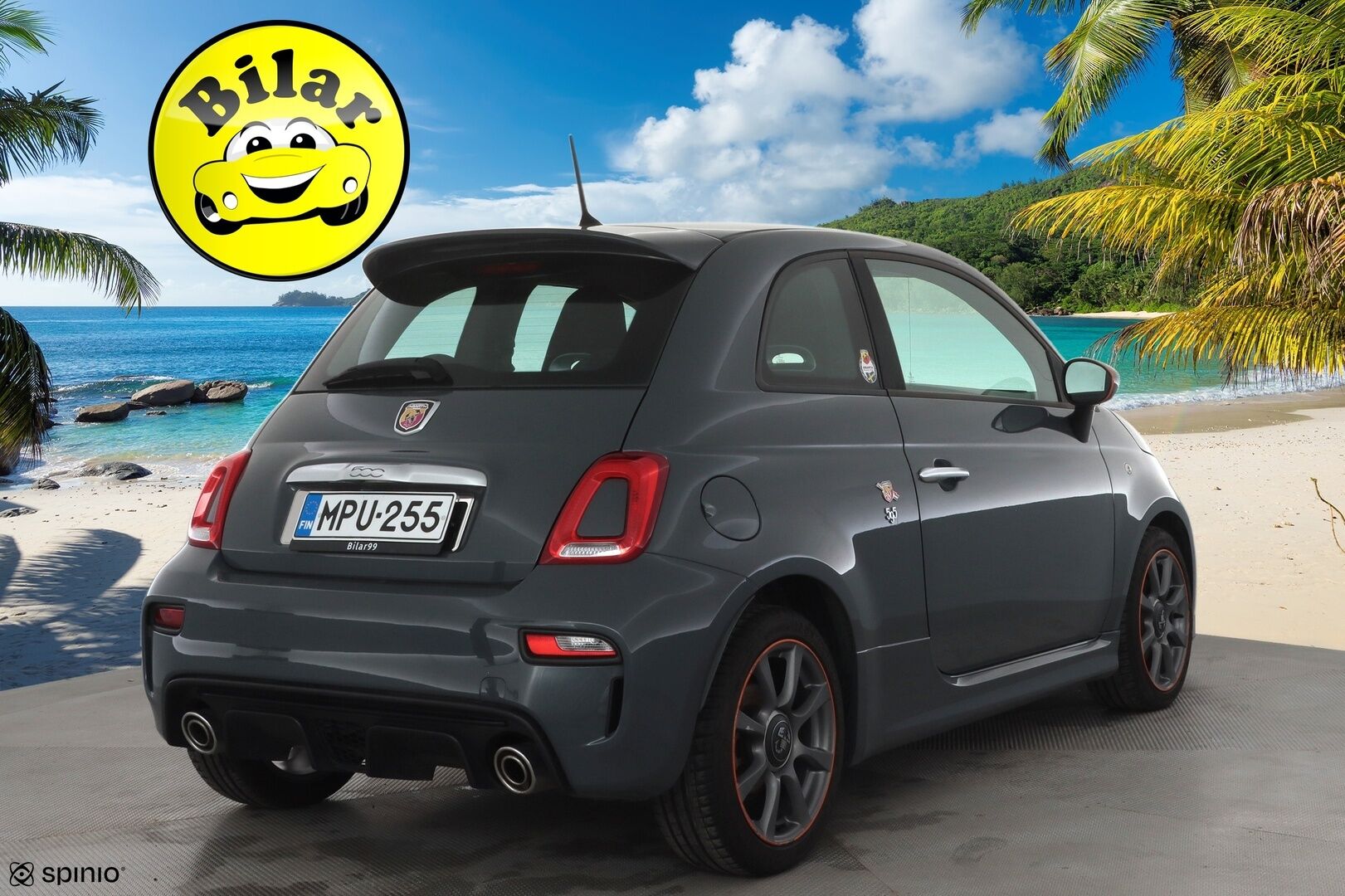 FIAT-ABARTH 500 2018 595 - Facelift | Digimittaristo | Bluetooth audio & Handsfree | Ahtopainemittari | Ilmastointi | 2x renkaat aluin | Huoltokirja | Näyttävä!