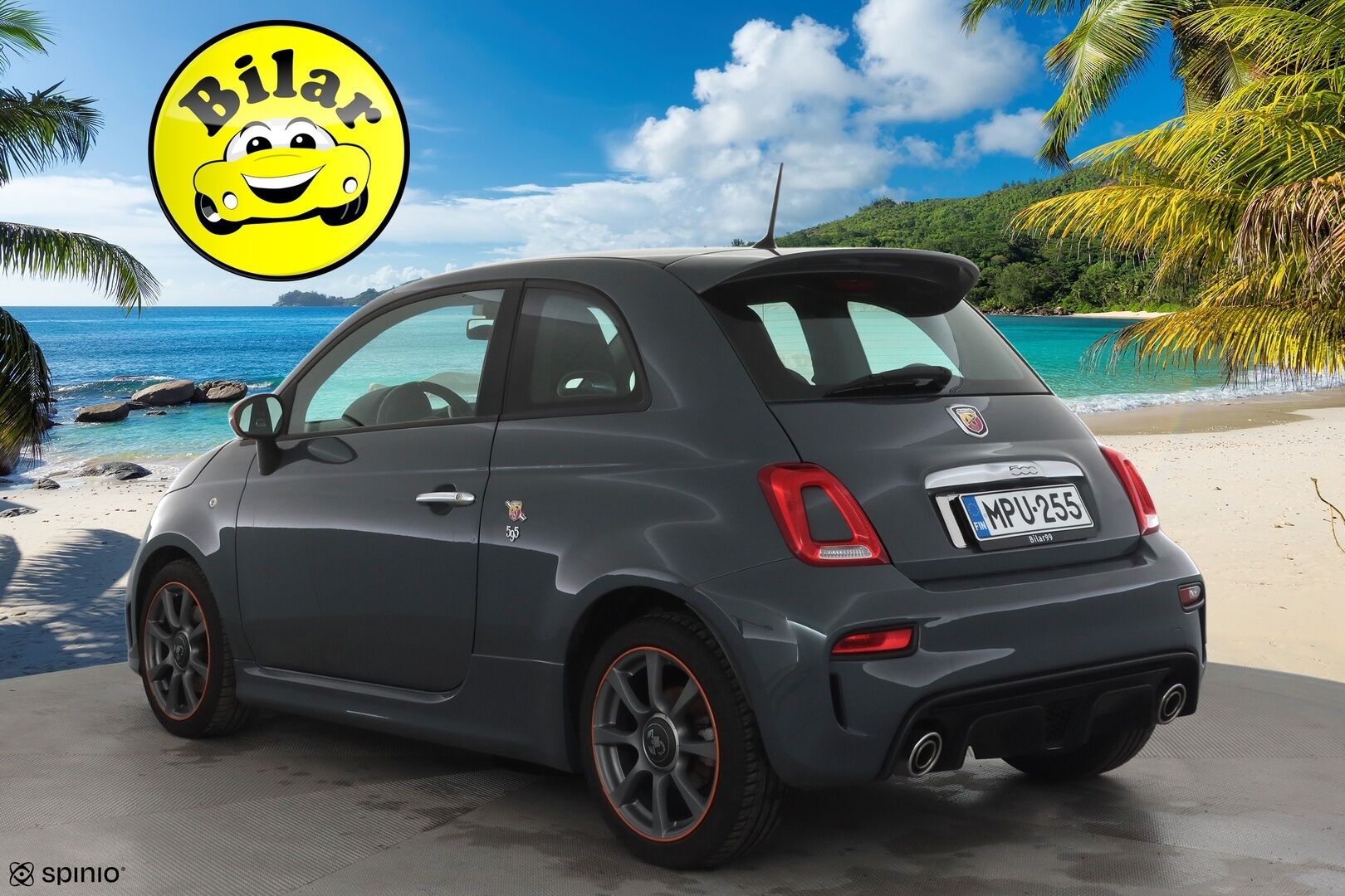FIAT-ABARTH 500 2018 595 - Facelift | Digimittaristo | Bluetooth audio & Handsfree | Ahtopainemittari | Ilmastointi | 2x renkaat aluin | Huoltokirja | Näyttävä!