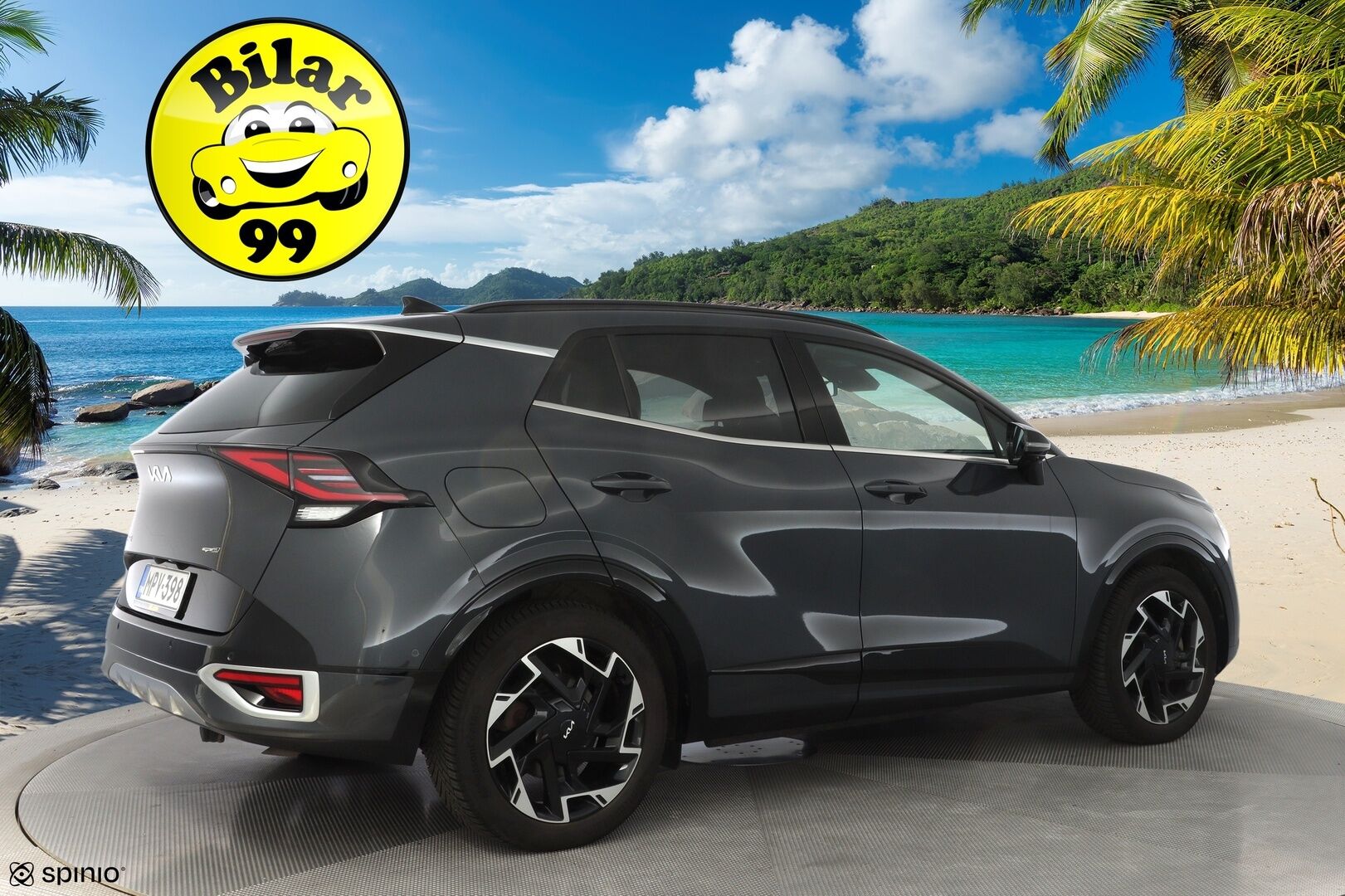Kia Sportage 2023 1,6 T-GDI AWD Plug-in Hybrid GT-Line At 265hv *Ilmastoidut nahat / 360° / ACC / Koukku / H&K* - 3,99 % KORKOTARJOUS TÄHÄN AUTOON - 2x Hyvät renkaat ja vanteet / Merkkihuollot 