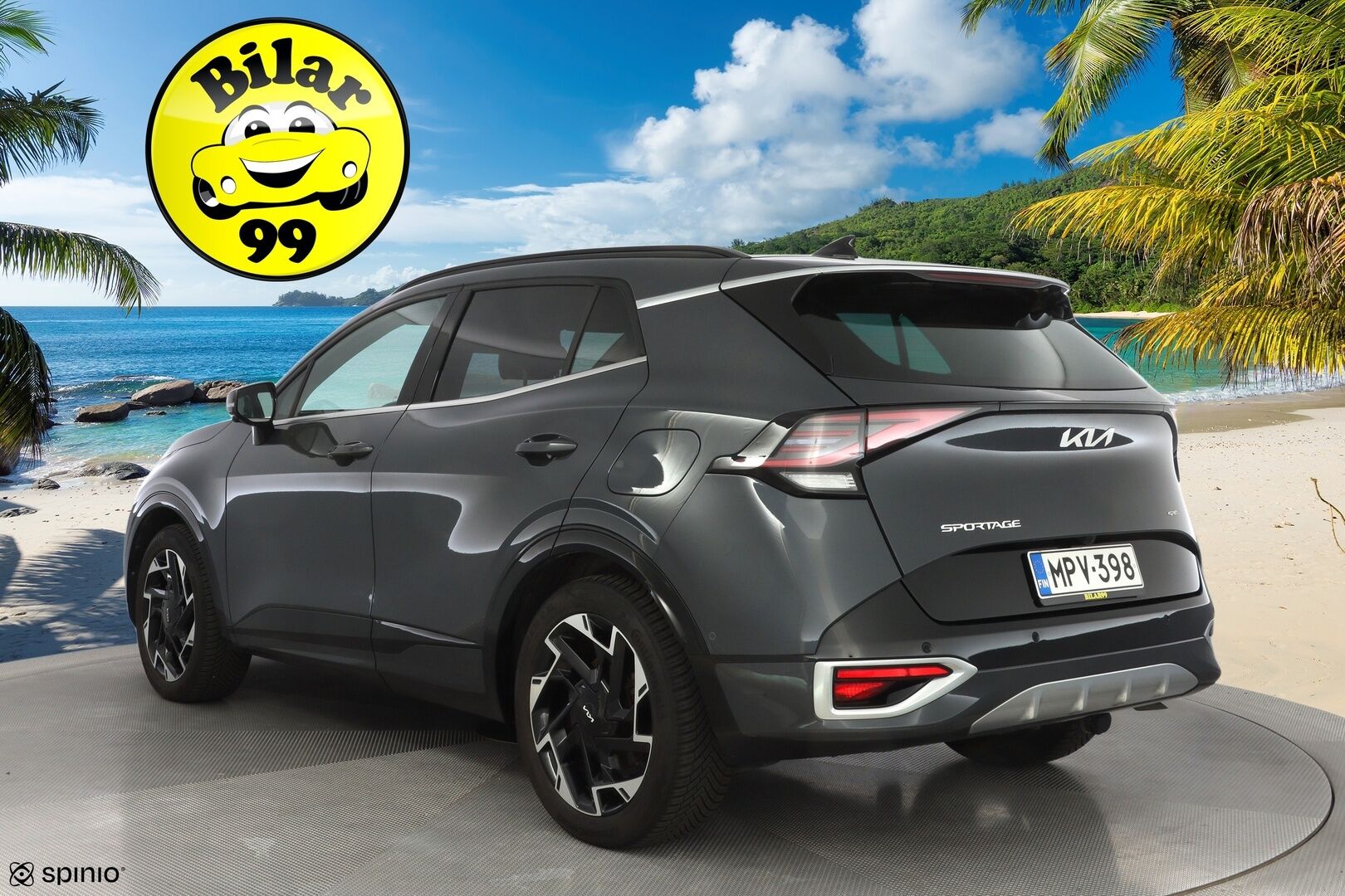 Kia Sportage 2023 1,6 T-GDI AWD Plug-in Hybrid GT-Line At 265hv *Ilmastoidut nahat / 360° / ACC / Koukku / H&K* - 3,99 % KORKOTARJOUS TÄHÄN AUTOON - 2x Hyvät renkaat ja vanteet / Merkkihuollot 