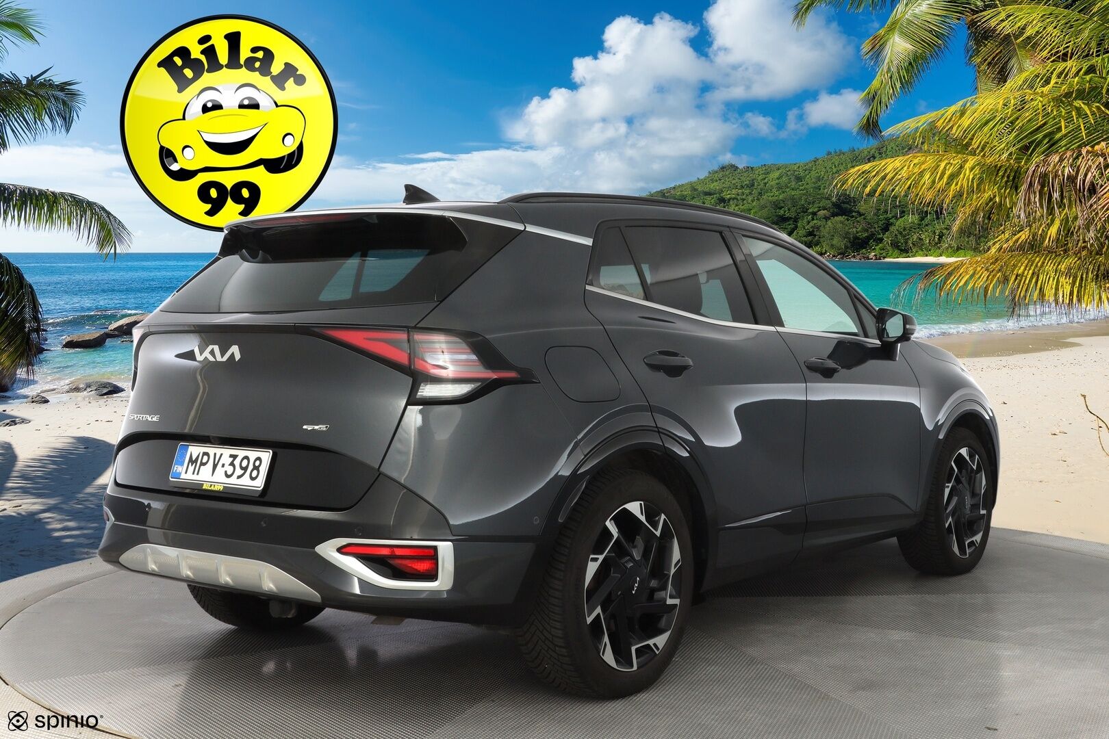 Kia Sportage 2023 1,6 T-GDI AWD Plug-in Hybrid GT-Line At 265hv *Ilmastoidut nahat / 360° / ACC / Koukku / H&K* - 3,99 % KORKOTARJOUS TÄHÄN AUTOON - 2x Hyvät renkaat ja vanteet / Merkkihuollot 
