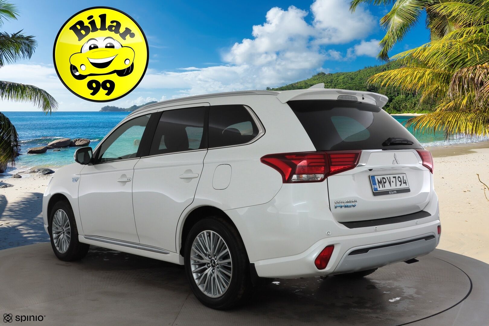 Mitsubishi Outlander PHEV 2021 Business Black 4WD * ACC / Timantti nahat / 360° /  LED /  Kaistavahti / Power Sound System /  Keyless * - 2x Latauskaapelit / Merkkihuollettu / Kahdet renkaat