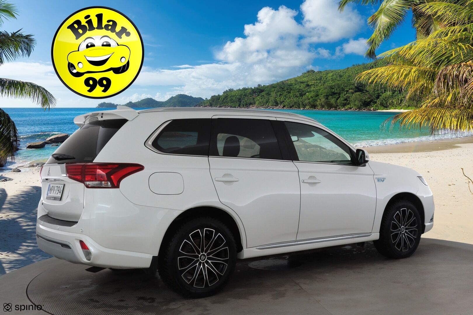 Mitsubishi Outlander PHEV 2021 Business Black 4WD * ACC / Timantti nahat / 360° /  LED /  Kaistavahti / Power Sound System /  Keyless * - 2x Latauskaapelit / Merkkihuollettu / Kahdet renkaat