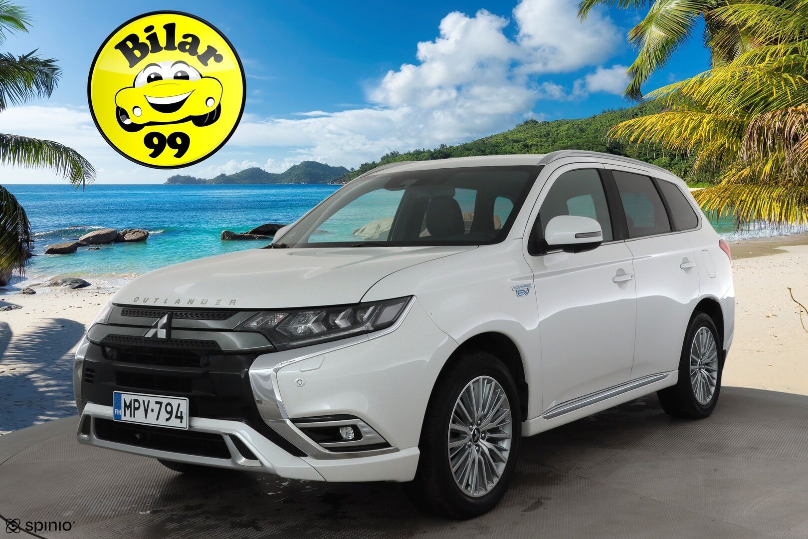 Mitsubishi Outlander PHEV 2021 Business Black 4WD * ACC / Timantti nahat / 360° /  LED /  Kaistavahti / Power Sound System /  Keyless * - 2x Latauskaapelit / Merkkihuollettu / Kahdet renkaat - HULLUT BLACKWEEK JATKOT - KORKOTARJOUS 2,49%