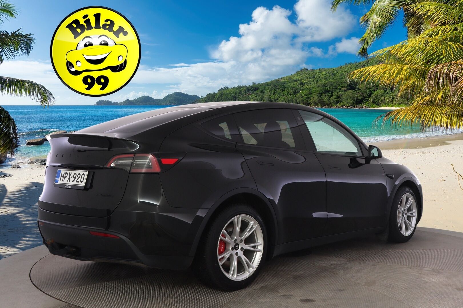 Tesla Model Y 2021 Long Range AWD ** Juuri tullut! / EAP / 2x Tesla vanteet / Vetokoukku / Premium Sound / Upea kokonaisuus! / ACC ** - Akkutestattu, puhtaalla CarVertical raportilla, vetokoukulla, siistillä yksityiskohdilla sekä kaksilla hyvillä renkailla missä Teslan omat aluvanteet!