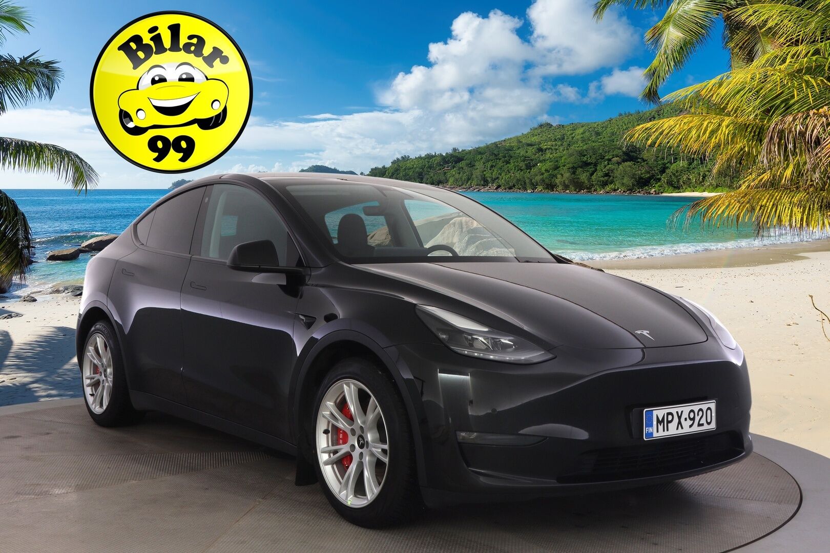 Tesla Model Y 2021 Long Range AWD ** Juuri tullut! / EAP / 2x Tesla vanteet / Vetokoukku / Premium Sound / Upea kokonaisuus! / ACC ** - Akkutestattu, puhtaalla CarVertical raportilla, vetokoukulla, siistillä yksityiskohdilla sekä kaksilla hyvillä renkailla missä Teslan omat aluvanteet!