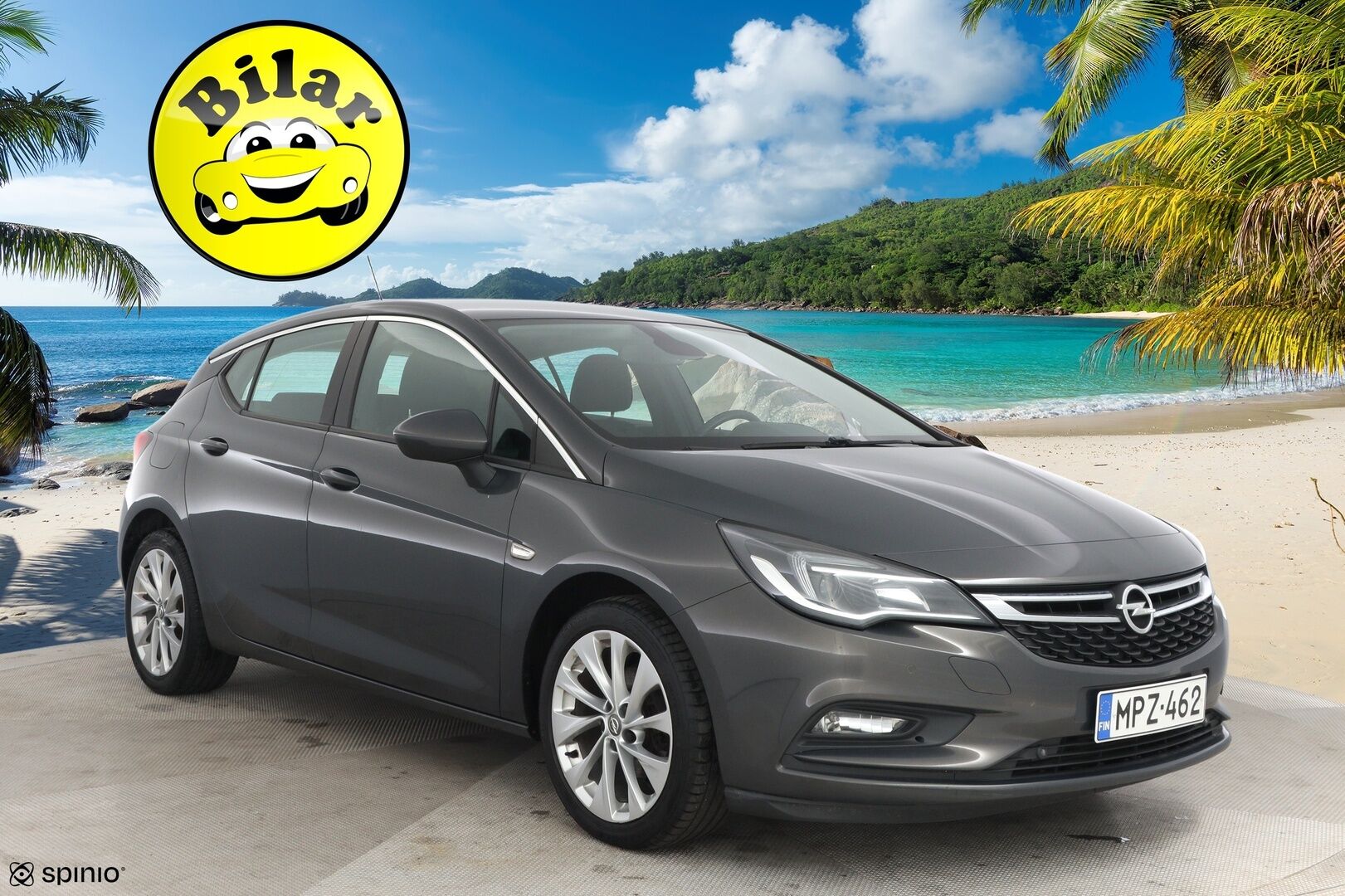 Opel Astra 2016 5-ov Enjoy 1,4 Turbo ecoFLEX Start/Stop 92kW MT6 - Vakionopeudensäädin | Pysäköintitutkat eteen ja taakse | Lämmitettävä ohjauspyörä | Lohko| 2x renkaat vanteilla | Suomi-auto | Huoltokirja viim 7/26
