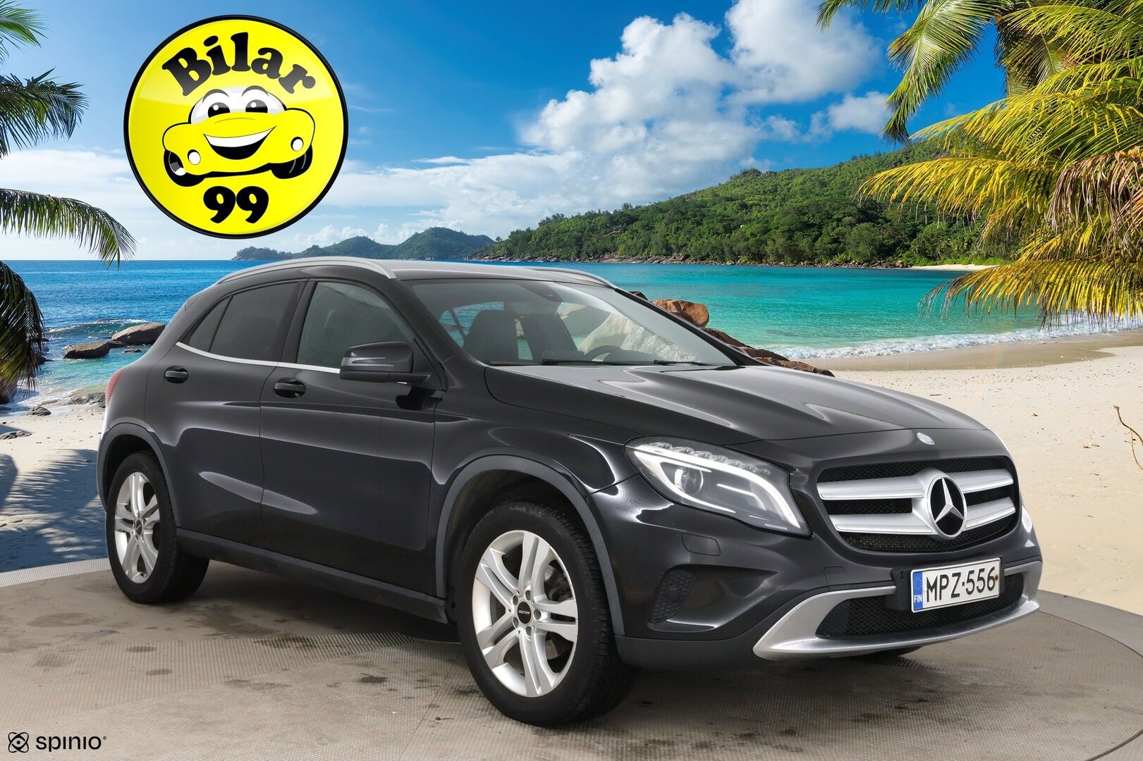 Mercedes-Benz GLA 2016 180 A / Sporttipenkit / Peruutuskamera /  Sähköinen takaluukku / BI-Xenon / Koukku - Suomi- Auto / Juuri huollettu!