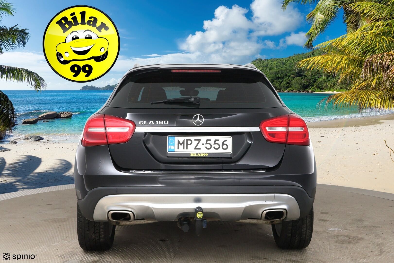 Mercedes-Benz GLA 2016 180 A / Sporttipenkit / Peruutuskamera /  Sähköinen takaluukku / BI-Xenon / Koukku - Suomi- Auto / Juuri huollettu!