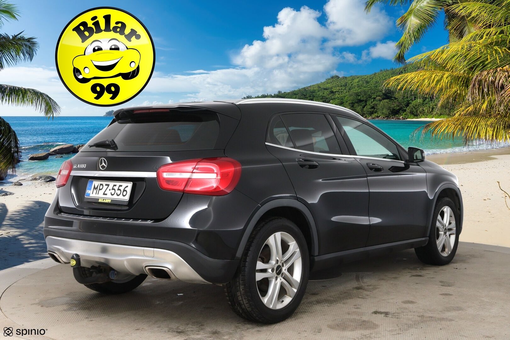 Mercedes-Benz GLA 2016 180 A / Sporttipenkit / Peruutuskamera /  Sähköinen takaluukku / BI-Xenon / Koukku - Suomi- Auto / Juuri huollettu!