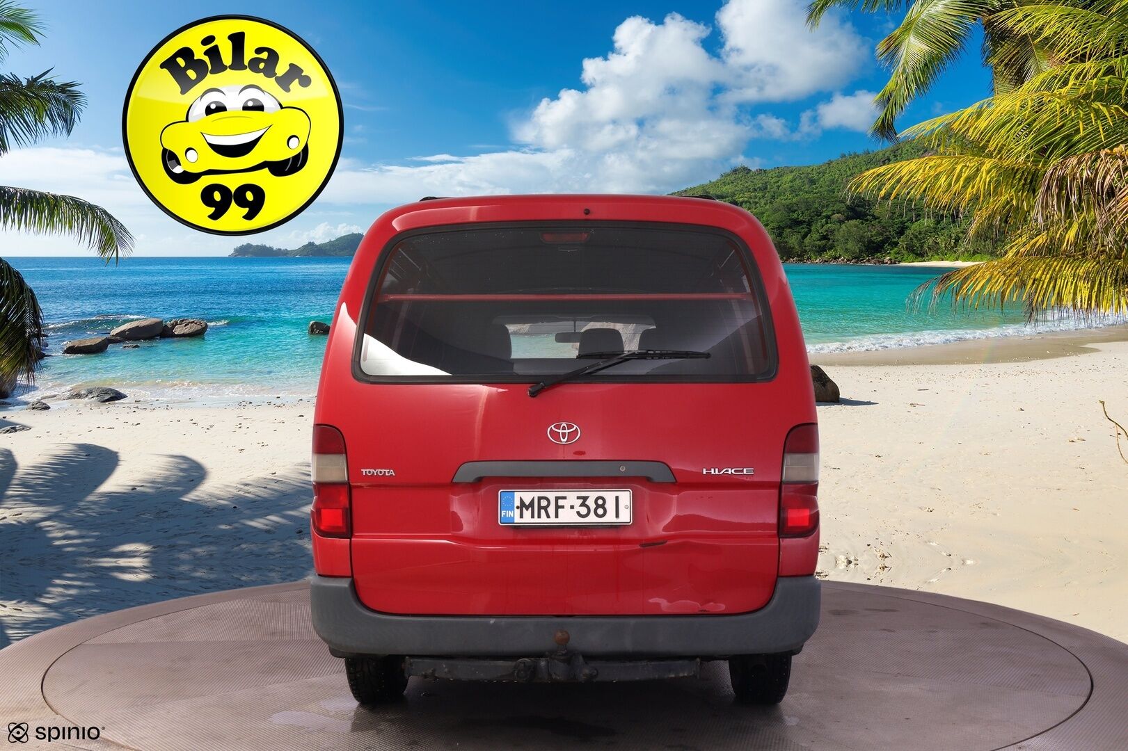 Toyota Hiace 2003 VAN 2.5TD D-4D 4ov *ALV / Lohko / Koukku / Suomiauto / Läpilastattava* - Kaksilla hyväkuntoisilla renkailla varustettu Suomiauto! - HULLUT AVAJAISHULINAT KORKOTARJOUS 3,29 %