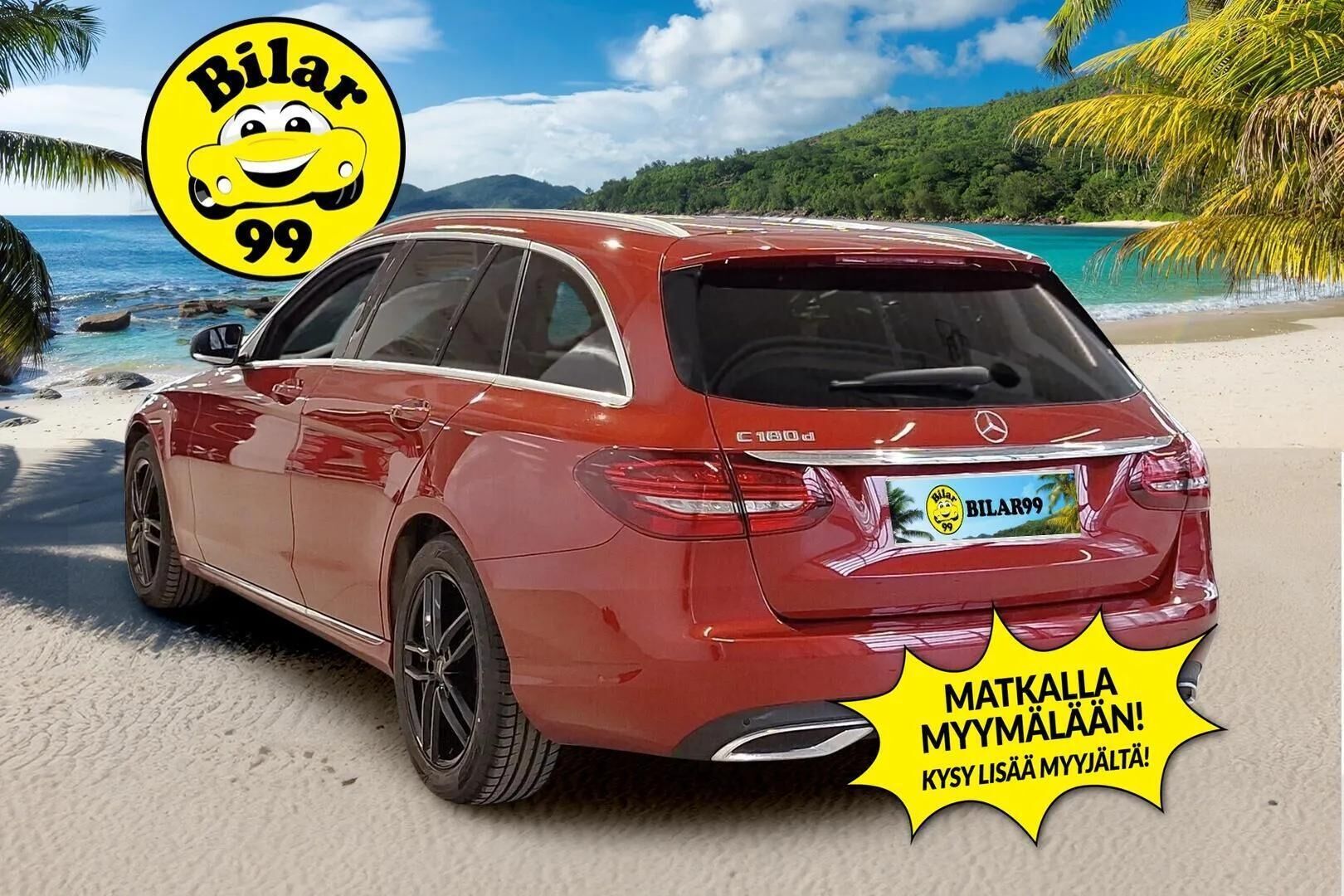 Mercedes-Benz C 2019 180 d T A Business ** Sporttinahat / P-kamera / LED / Navi ** - Facelift / 2x vanteet