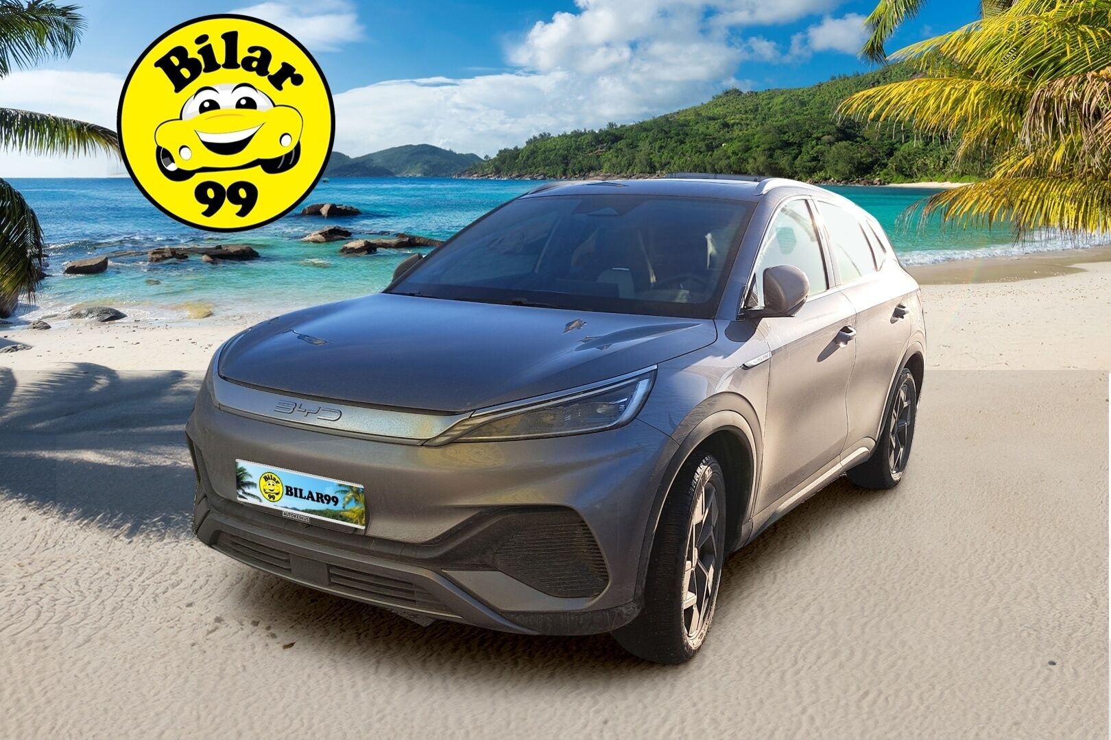 BYD Atto3 2023 Design * Lämpöpumppu / Panoraama / Adapt.Vakkari / 360-Kamera / Nahkasisusta / CarPlay - Merkkihuollot / Hiljattain huollettu / Juuri tullut Tampereelle!