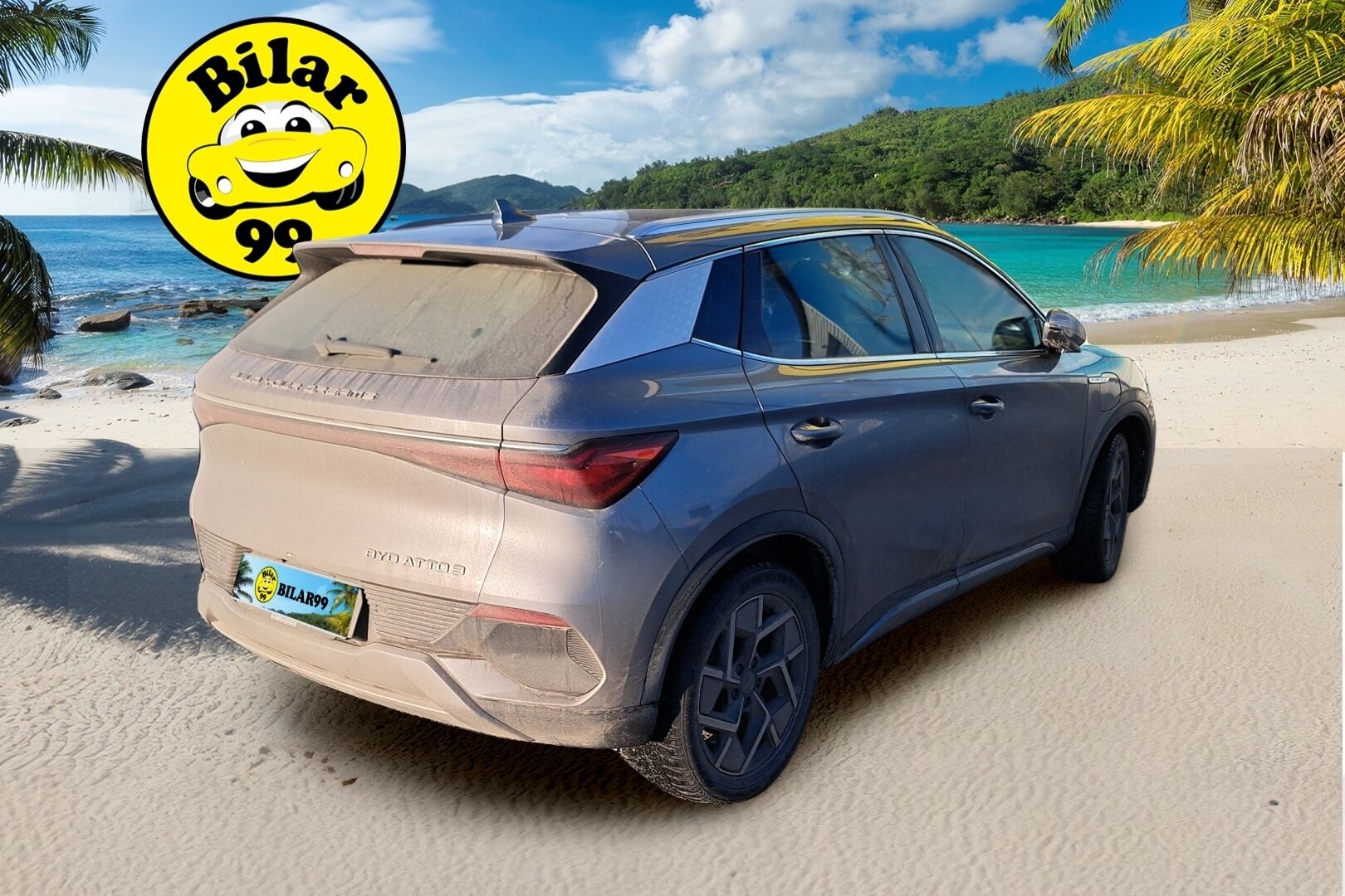 BYD Atto3 2023 Design * Lämpöpumppu / Panoraama / Adapt.Vakkari / 360-Kamera / Nahkasisusta / CarPlay - Merkkihuollot / Hiljattain huollettu / Juuri tullut Tampereelle!