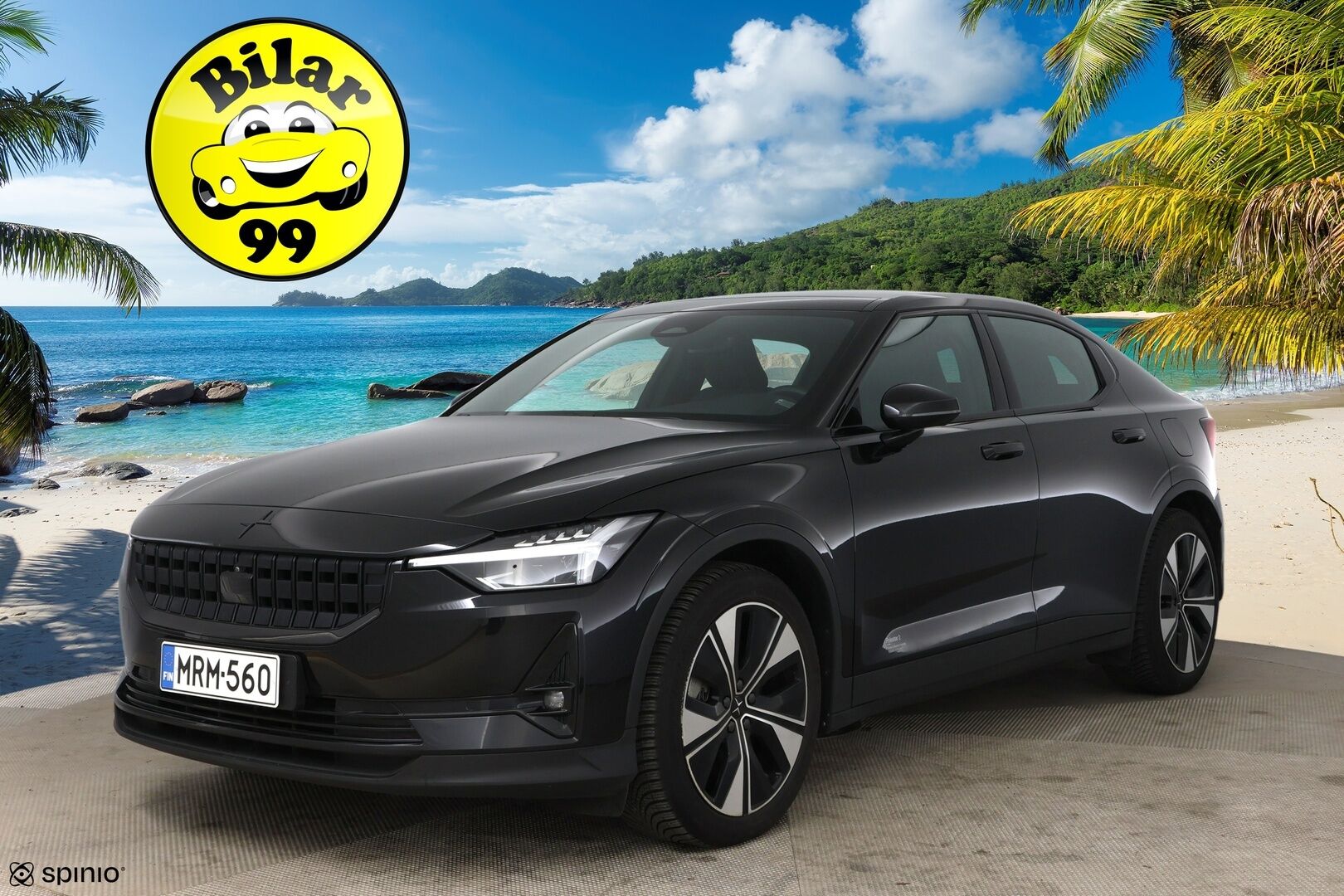 POLESTAR 2 2023 Long Range Single Motor, 170kW, 78kWh  *ACC / H&K / 360° / ILP / Muistipenkki / Lasikatto / LED / Navi* - Pilot Lite & Plus paketti / Uudet talvirenkaat / Akku kuntotarkastettu SoH 96% - Osta nyt, maksa vasta ensi vuonna