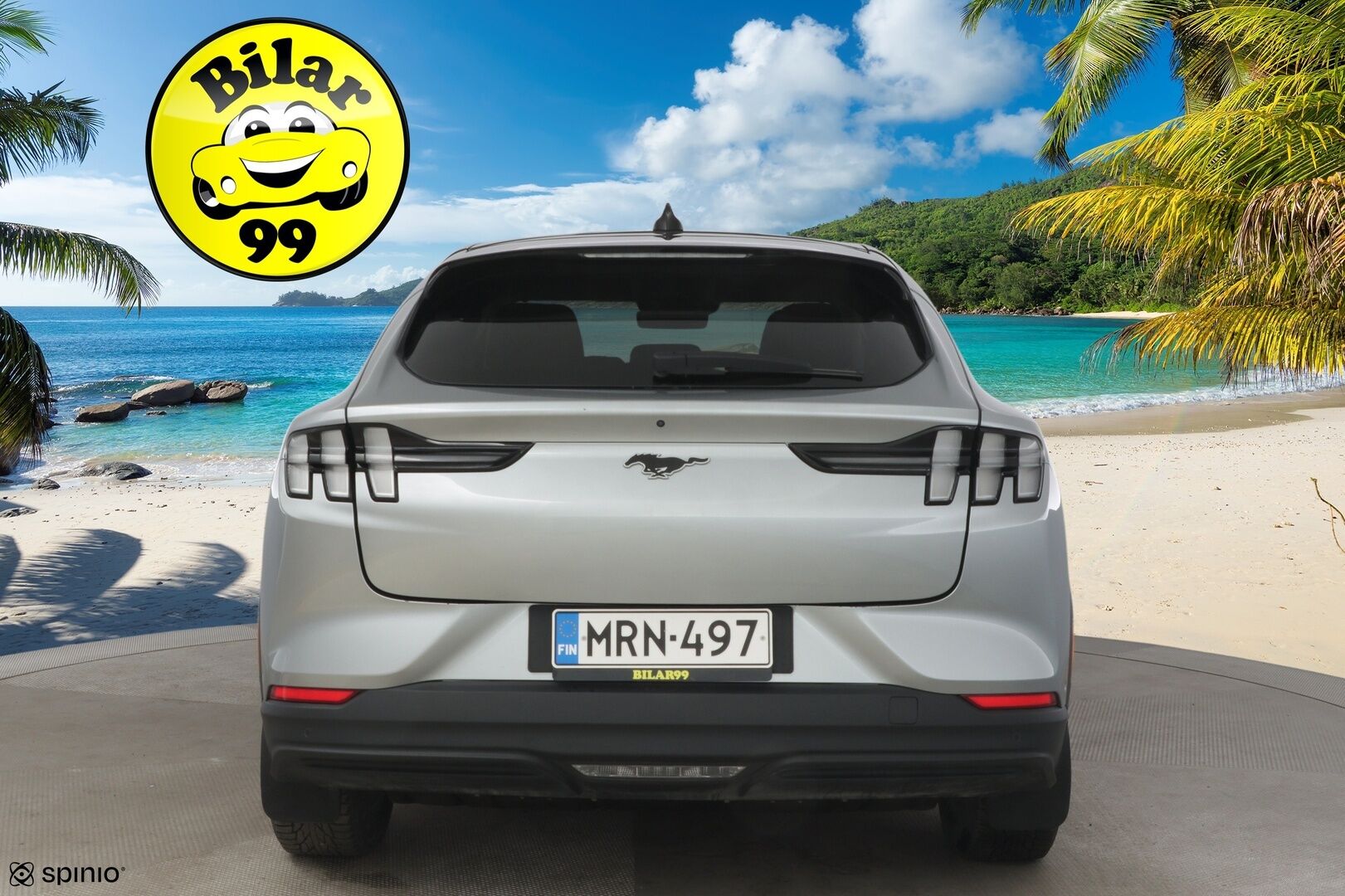 Ford Mustang Mach-E 2021 98kWh 285hv A1 RWD 5-ovinen * B&O / 360-kamera / Panorama / ACC / Keyless / Muistipenkki / Sähköluukku * - 2x Vanteet & Renkaat / Merkkihuollettu / SoH 93,6%