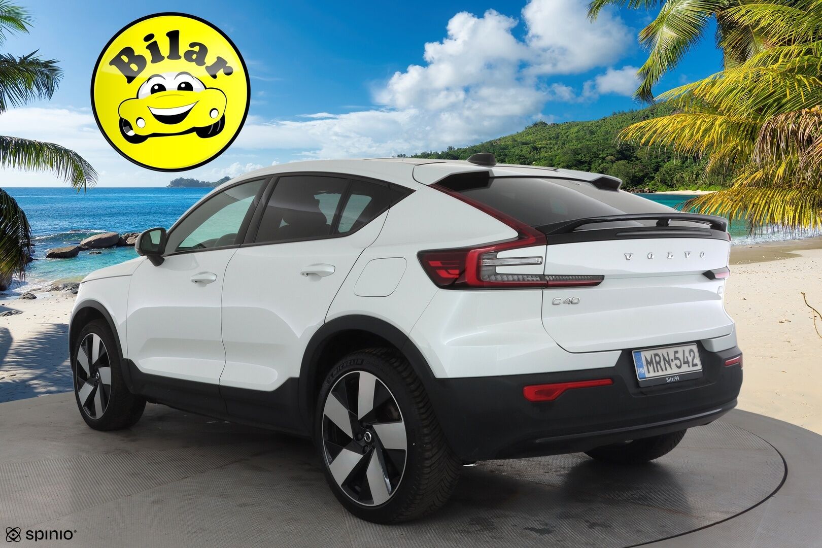 Volvo C40 2023 Recharge Twin Ultimate aut - | ACC | ILP | Koukku | Pixel-LED | Harman/Kardon | Lasikatto | Muistipenkki | Sporttipenkit | Pilot Assist | BLIS | Keyless | 2x renkaat aluin |