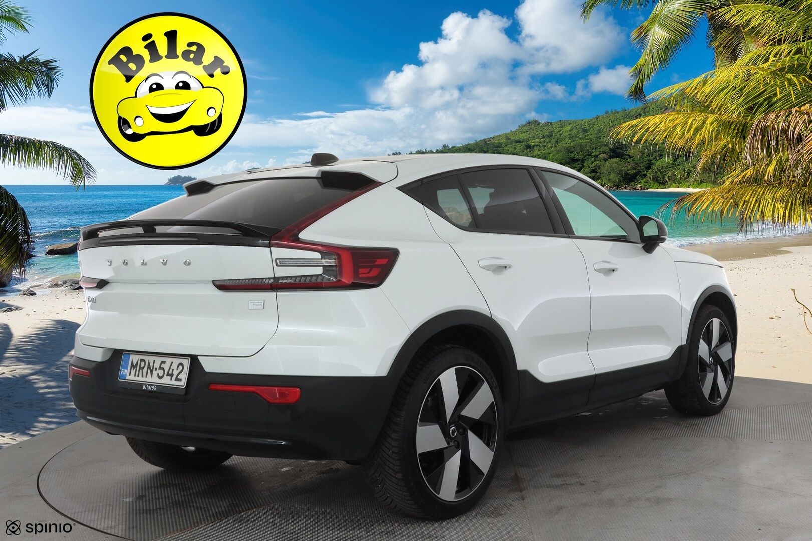 Volvo C40 2023 Recharge Twin Ultimate aut - | ACC | ILP | Koukku | Pixel-LED | Harman/Kardon | Lasikatto | Muistipenkki | Sporttipenkit | Pilot Assist | BLIS | Keyless | 2x renkaat aluin |