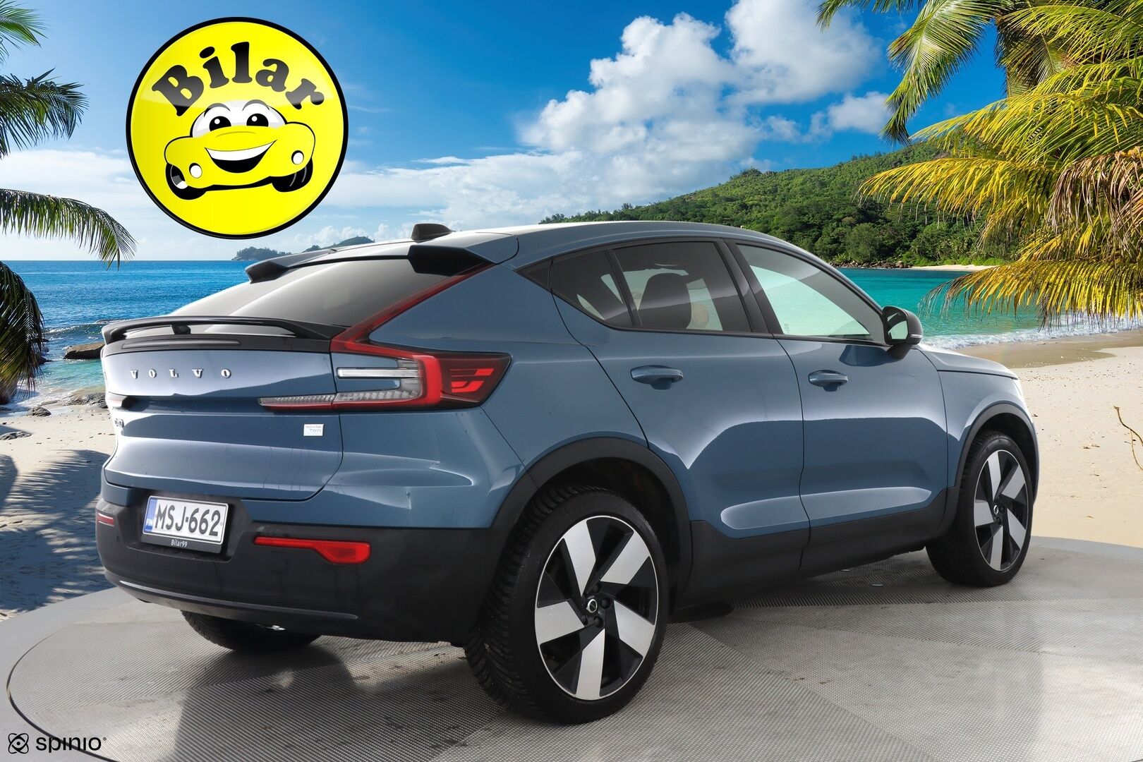 Volvo C40 2023 Recharge Twin Ultimate - | H&K | ILP | ACC | Lasikatto | LED | 360 | Sporttipenkki Muistilla | Kaistavahti | Navi | Keyless | Merkkihuollot |