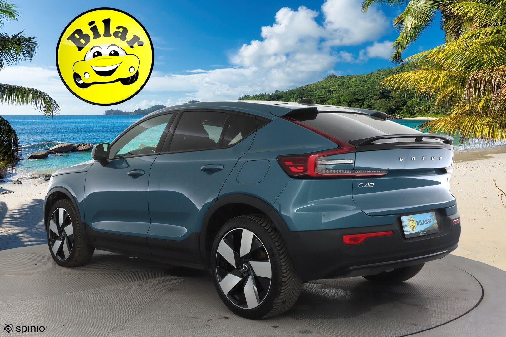 Volvo C40 2023 Recharge Twin Ultimate - | H&K | ILP | ACC | Lasikatto | LED | 360 | Sporttipenkki Muistilla | Kaistavahti | Navi | Keyless | Merkkihuollot |