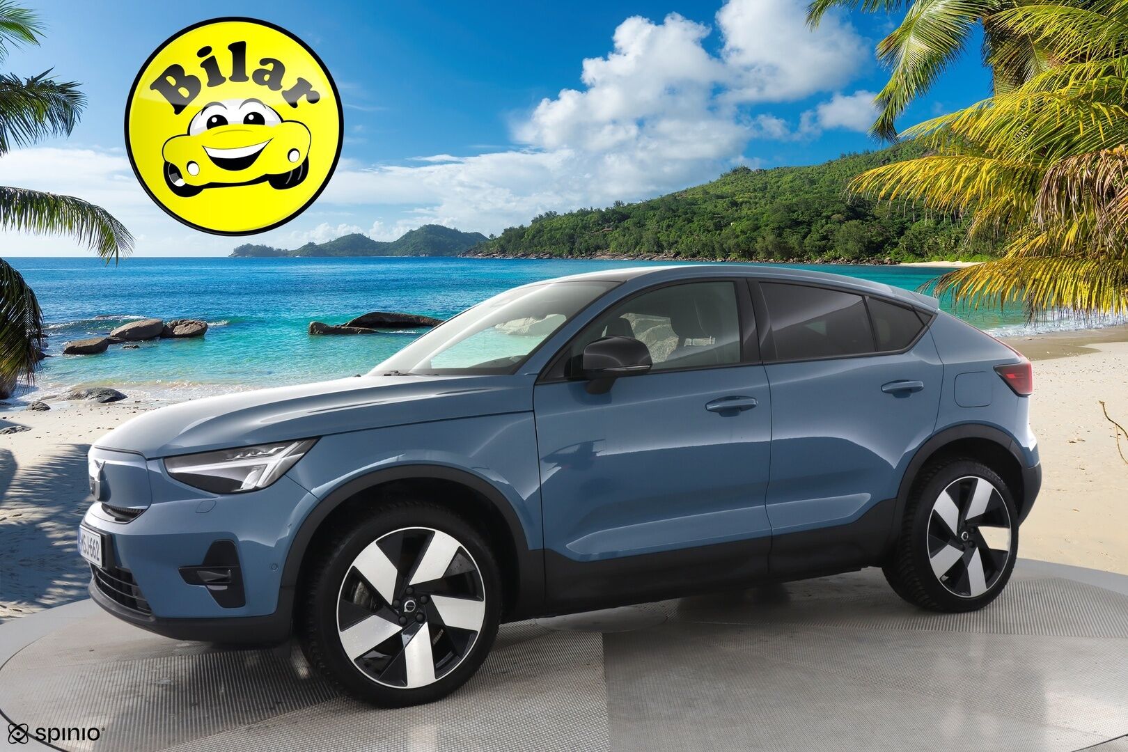 Volvo C40 2023 Recharge Twin Ultimate - | H&K | ILP | ACC | Lasikatto | LED | 360 | Sporttipenkki Muistilla | Kaistavahti | Navi | Keyless | Merkkihuollot |