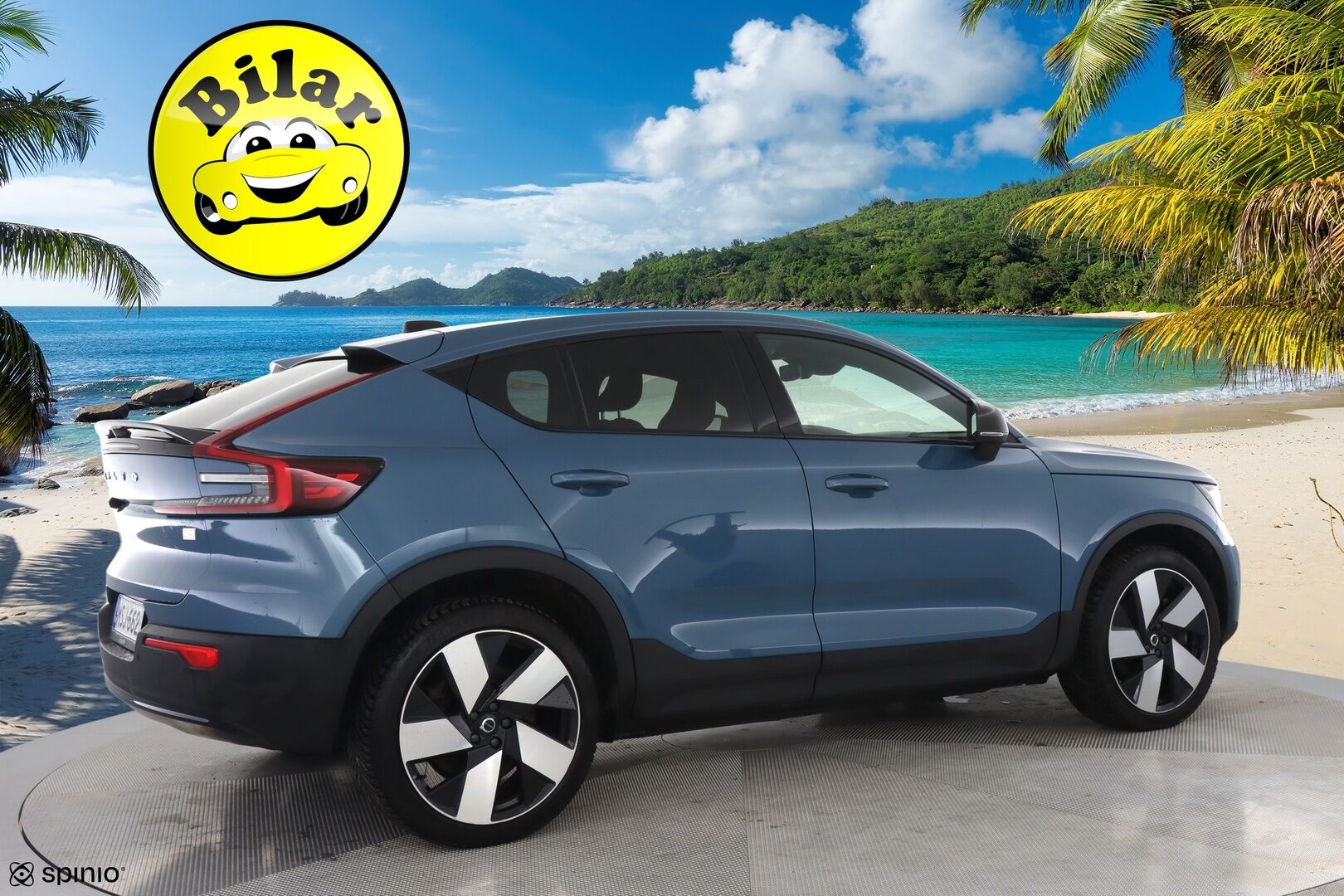Volvo C40 2023 Recharge Twin Ultimate - | H&K | ILP | ACC | Lasikatto | LED | 360 | Sporttipenkki Muistilla | Kaistavahti | Navi | Keyless | Merkkihuollot |