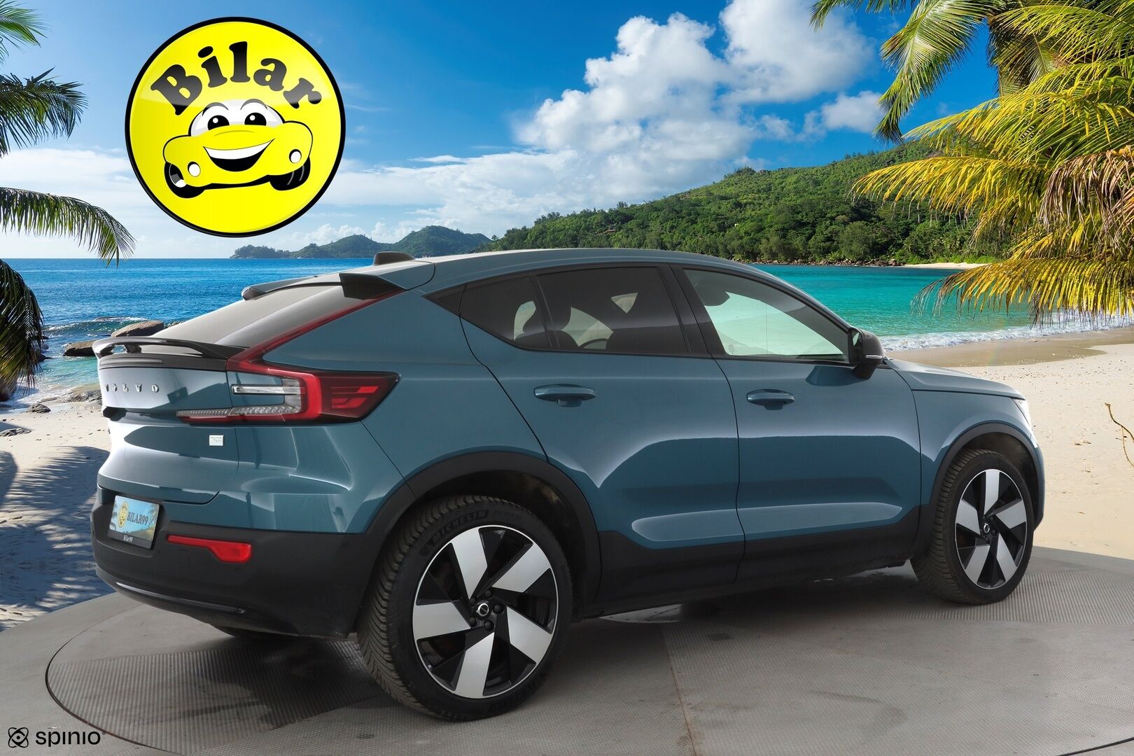 Volvo C40 2023 Recharge Twin Ultimate - | H&K | ILP | ACC | Lasikatto | LED | 360 | Sporttipenkki Muistilla | Kaistavahti | Navi | Keyless | Merkkihuollot |