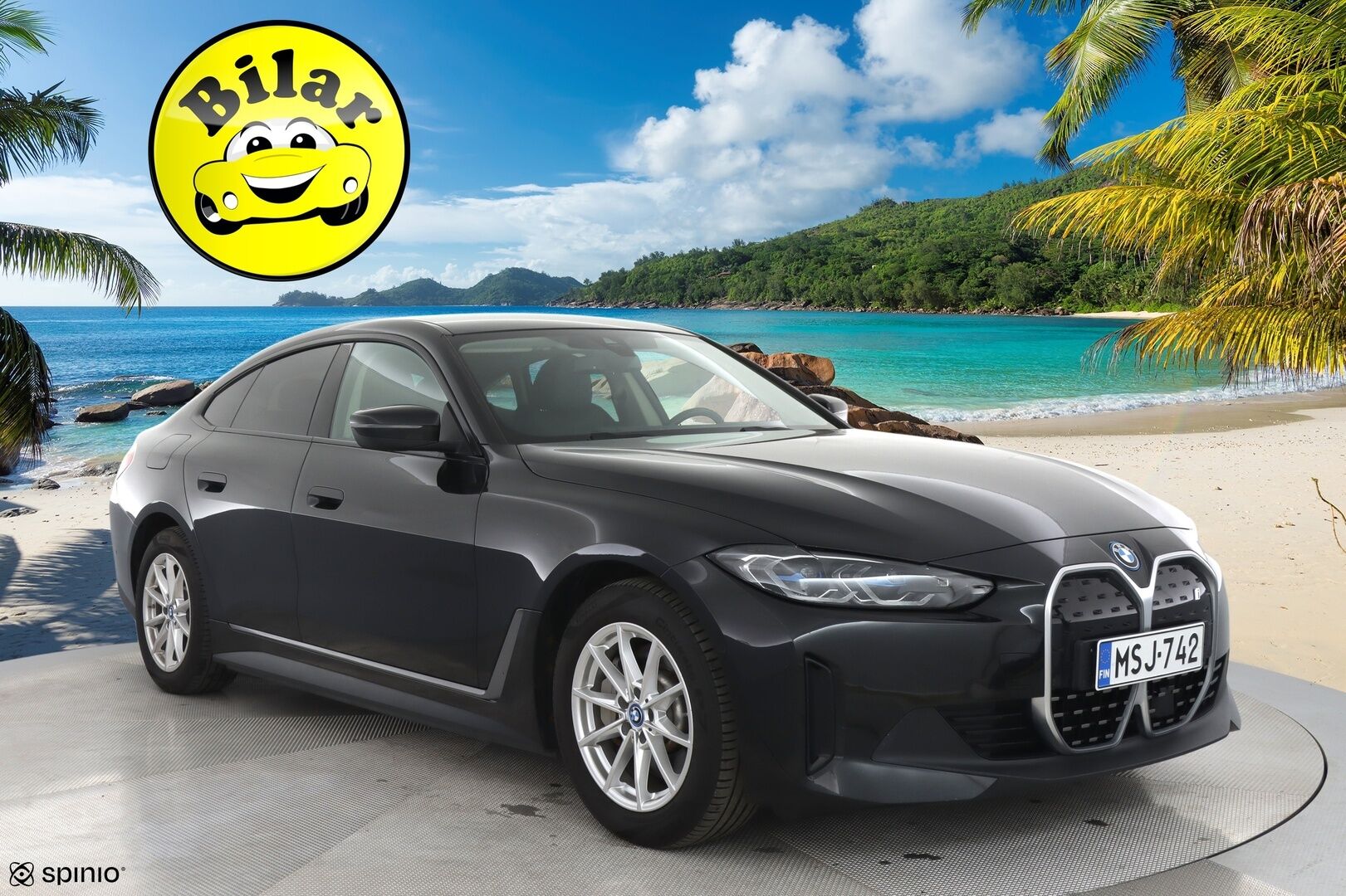 BMW I4 2022 eDrive40 Gran Coupé - | ACC | Koukku | HUD | Laser-LED | Sporttipenkit | P.Kamera | Akuston esilämmitys | Sähköluukku | Navi | Ratinlämmitin | Kahdet renkaat aluvanteilla | Hyvät varusteet |