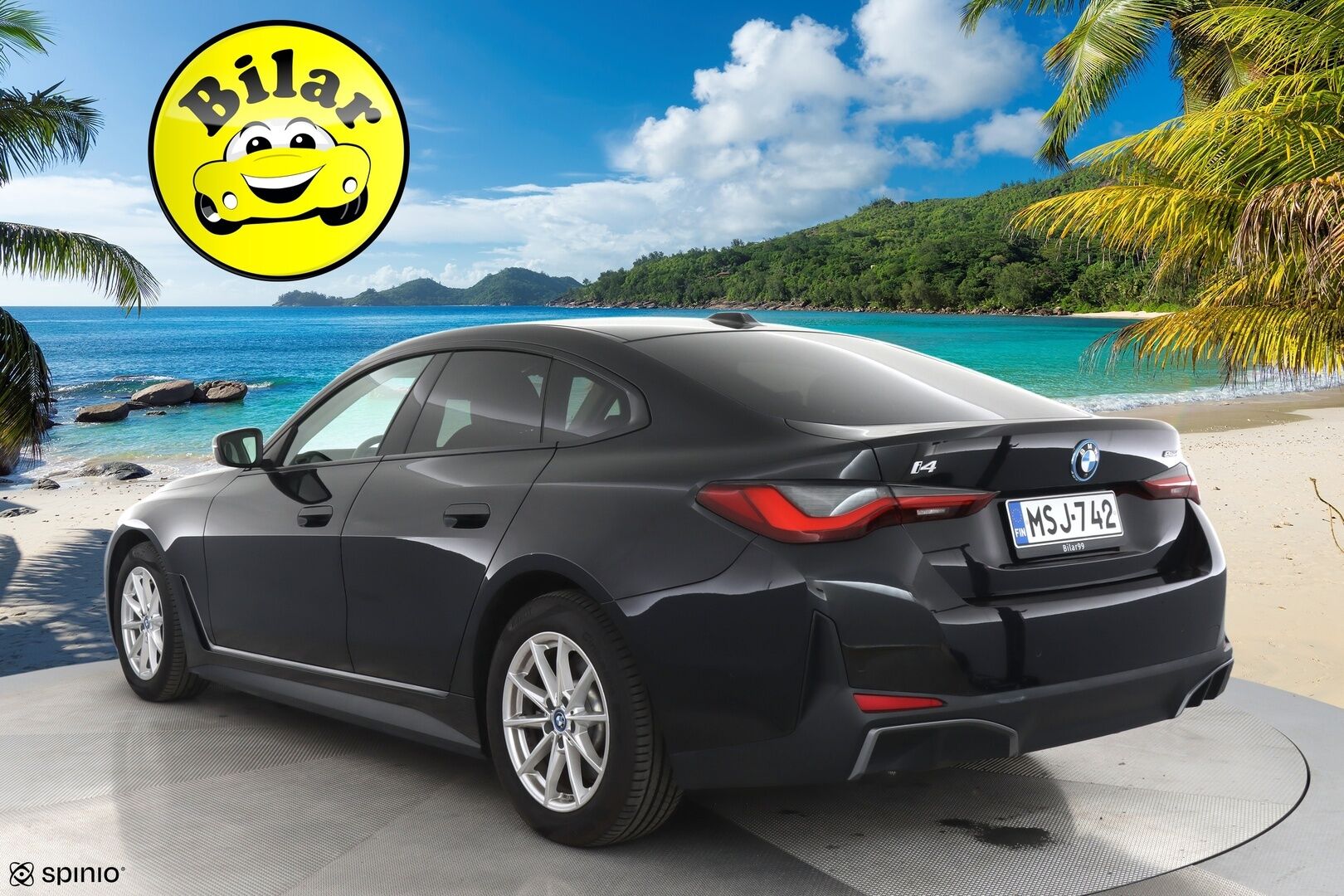 BMW I4 2022 eDrive40 Gran Coupé - | ACC | Koukku | HUD | Laser-LED | Sporttipenkit | P.Kamera | Akuston esilämmitys | Sähköluukku | Navi | Ratinlämmitin | Kahdet renkaat aluvanteilla | Hyvät varusteet |