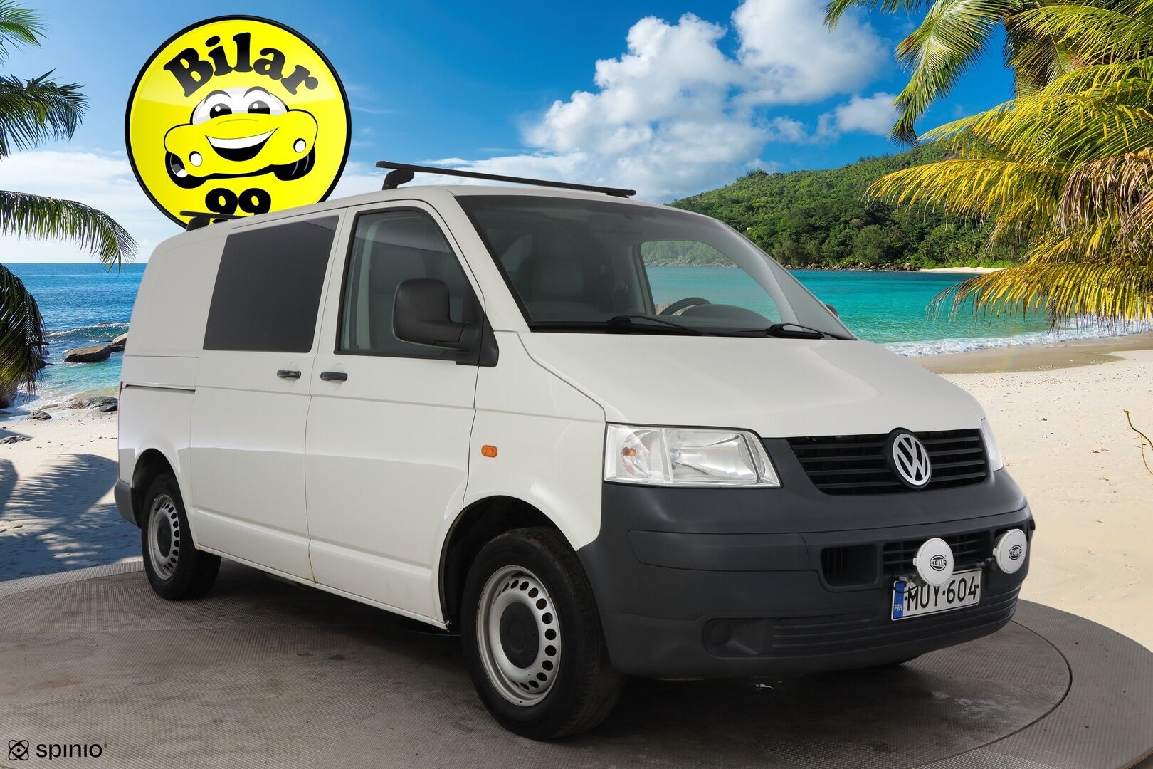 Volkswagen Transporter 2007 umpipakettiauto bensa/kaasu 85kW - Vetokoukku / Lohko & Sisäpistoke /  2x Renkaat / Jakopää hiljattain tehty / Juuri tullut Tampereelle!