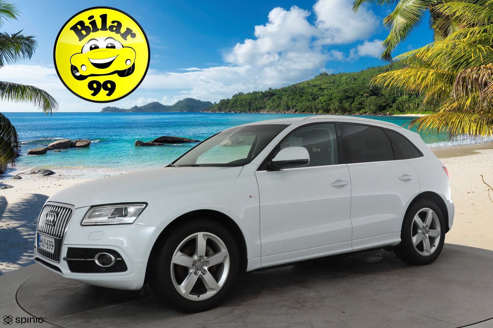 Audi Q5 2016 Audi Q5 2.0 TDI *Vakkari / P.tutkat / Bluetooth / Puolinahat / Bi-Xenon / Sähköluukku* - Kahdet renkaat aluvanteilla