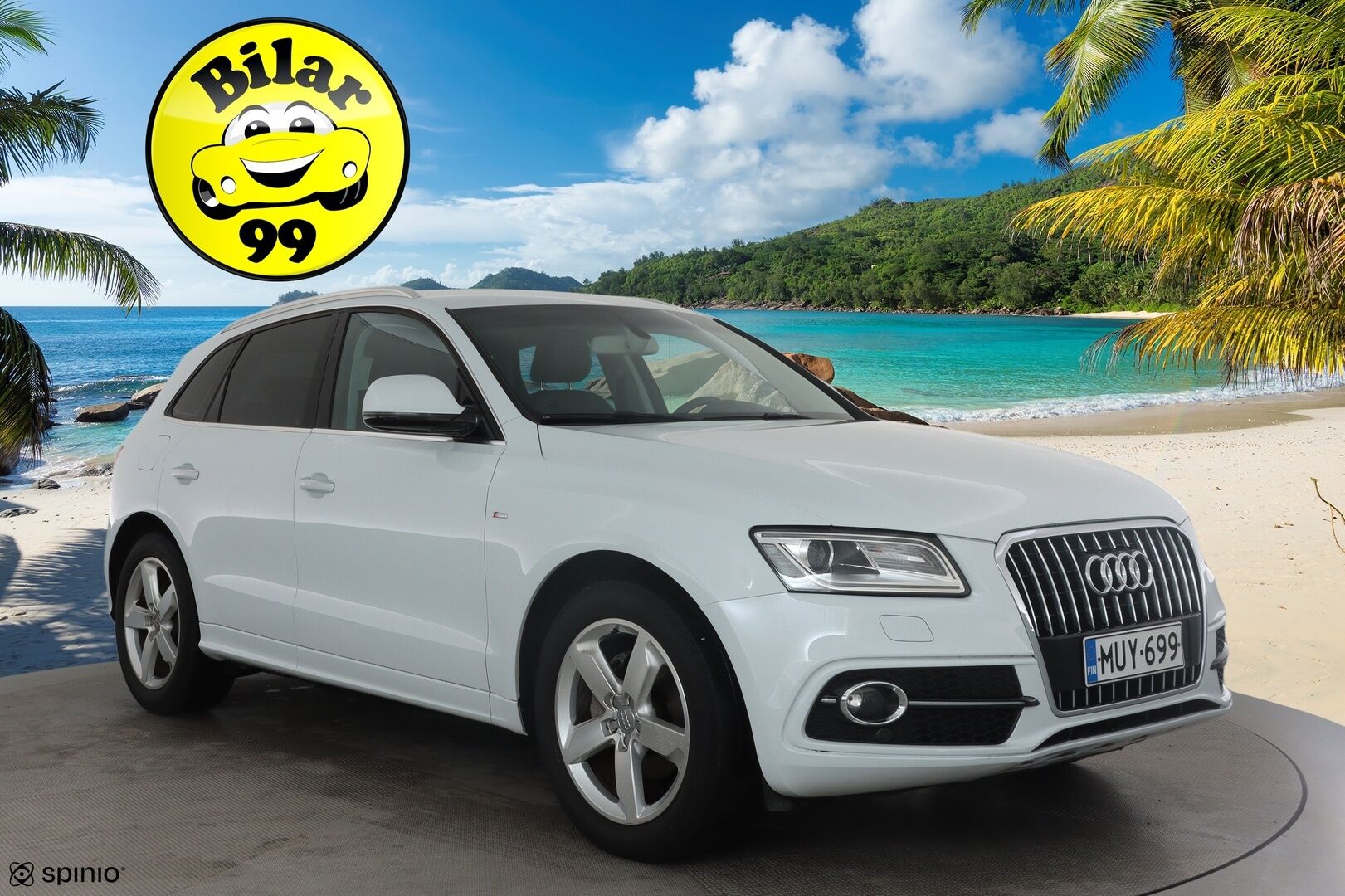 Audi Q5 2016 Audi Q5 2.0 TDI *Vakkari / P.tutkat / Bluetooth / Puolinahat / Bi-Xenon / Sähköluukku* - Kahdet renkaat aluvanteilla
