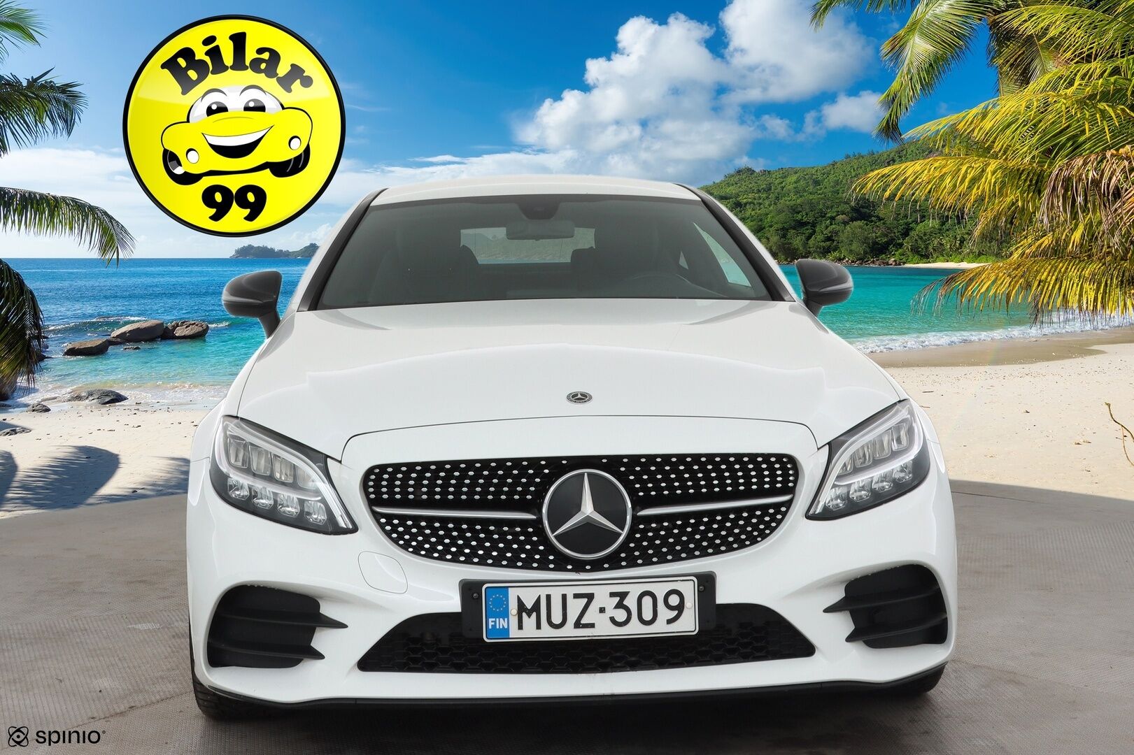 Mercedes-Benz C 2019 200 4MATIC Coupé A AMG * Vakkari / P.kamera / Sporttipenkit / Lohko+Sisä / LED * - Suomi-auto / Kahdet renkaat aluvanteilla 