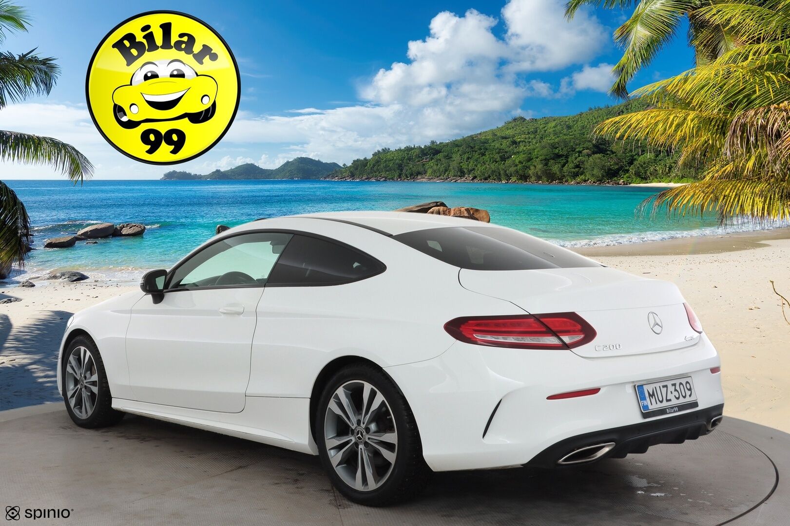 Mercedes-Benz C 2019 200 4MATIC Coupé A AMG * Vakkari / P.kamera / Sporttipenkit / Lohko+Sisä / LED * - Suomi-auto / Kahdet renkaat aluvanteilla 