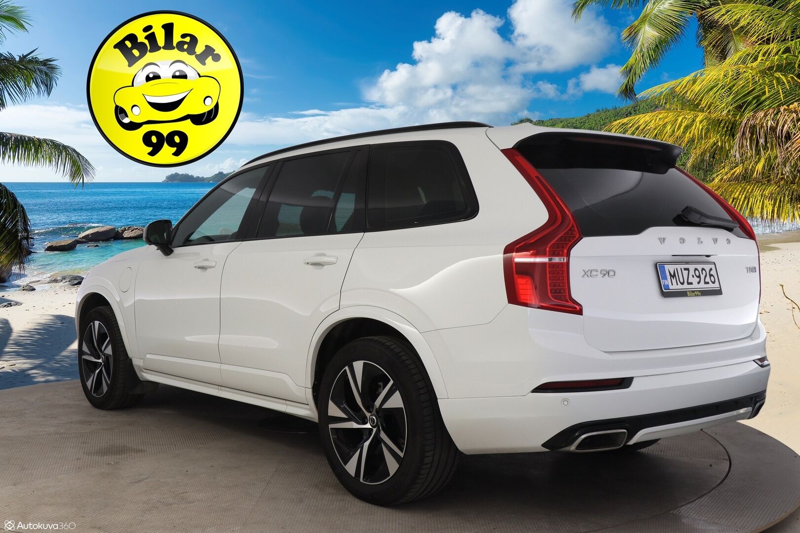 Volvo XC90 2020 T8 TwE AWD R-Design aut. ** 360° / Webasto / HUD / ACC / Full-LED / S-Koukku / BLIS / KeyLessGo** - 3,99 % KORKOTARJOUS TÄHÄN AUTOON - 7-paikkainen / Merkkihuollettu / Jakohihna vaihdettu!