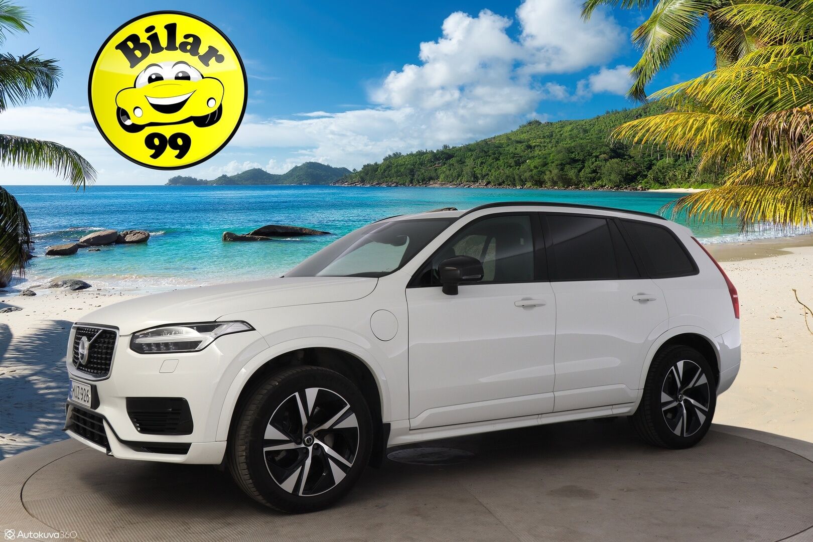 Volvo XC90 2020 T8 TwE AWD R-Design aut. ** 360° / Webasto / HUD / ACC / Full-LED / S-Koukku / BLIS / KeyLessGo** - 3,99 % KORKOTARJOUS TÄHÄN AUTOON - 7-paikkainen / Merkkihuollettu / Jakohihna vaihdettu!