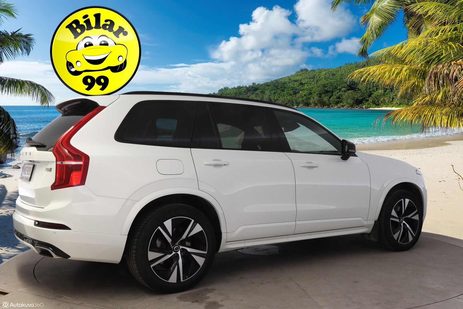 Volvo XC90 2020 T8 TwE AWD R-Design aut. ** 360° / Webasto / HUD / ACC / Full-LED / S-Koukku / BLIS / KeyLessGo** - 3,99 % KORKOTARJOUS TÄHÄN AUTOON - 7-paikkainen / Merkkihuollettu / Jakohihna vaihdettu!